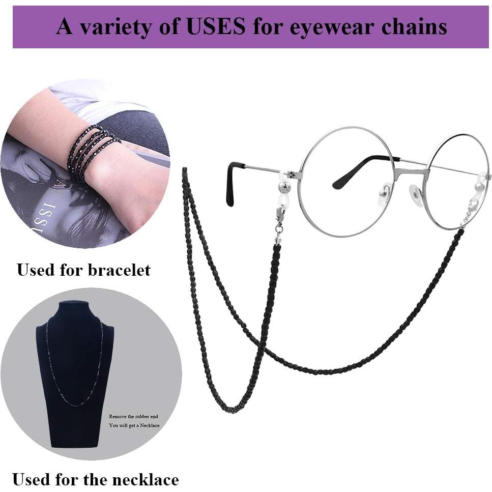 Cadena de Gafas KAI 70cm Perlas de Moda para Mujeres