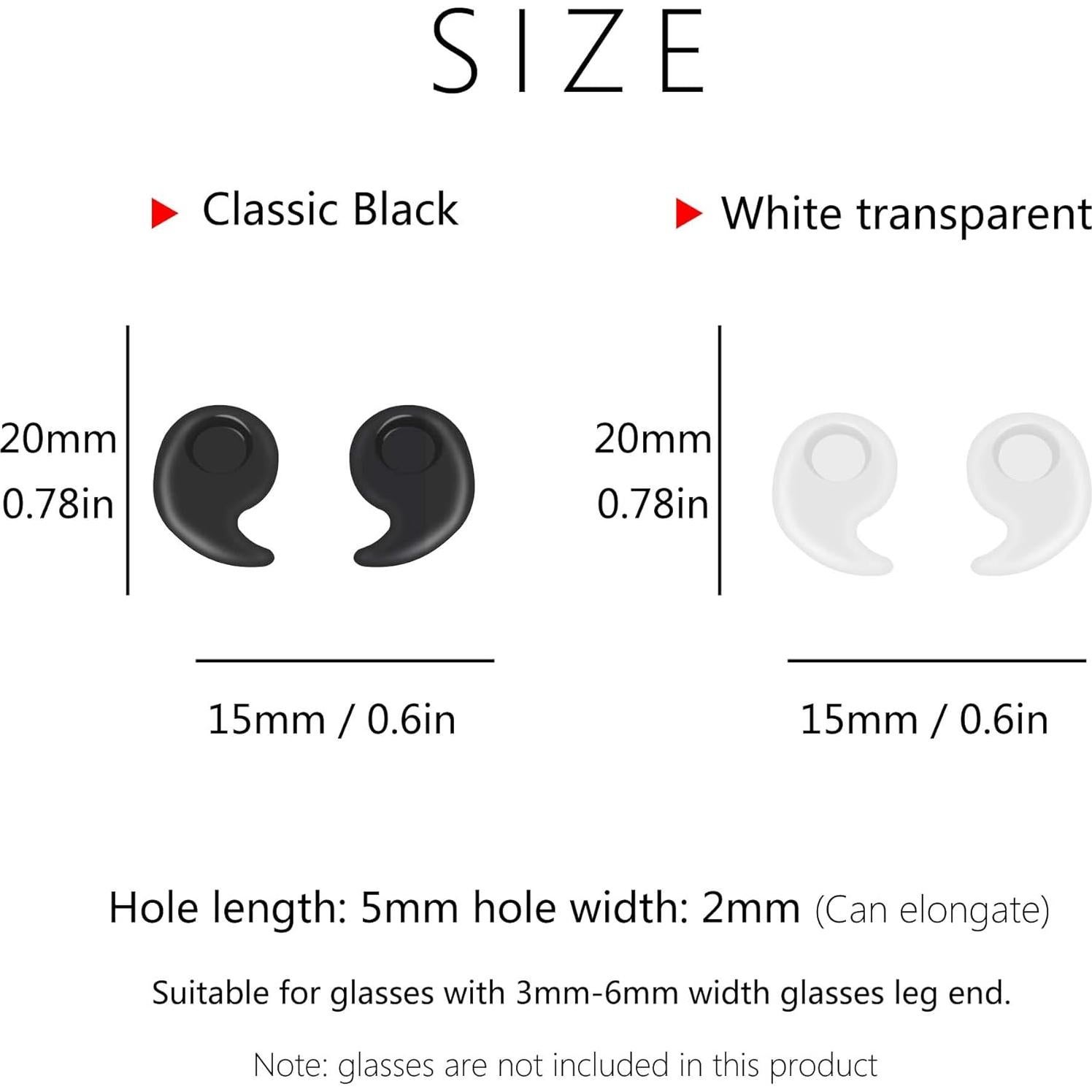 Clip de Oído Silicona Antideslizante SooGree 16 Pares