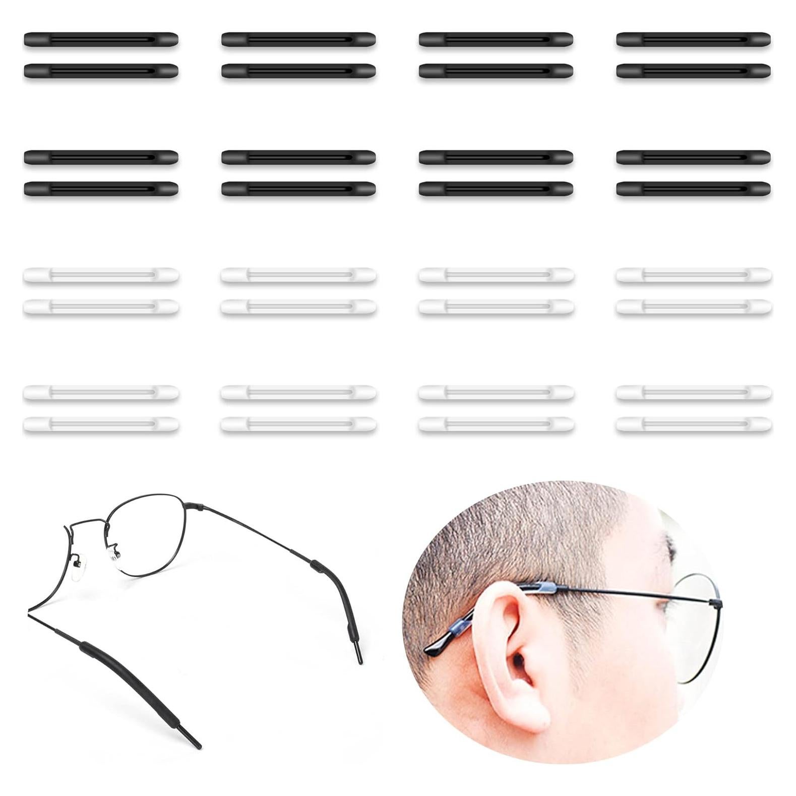 16 Fundas de Silicona para Patas de Gafas - Antideslizantes