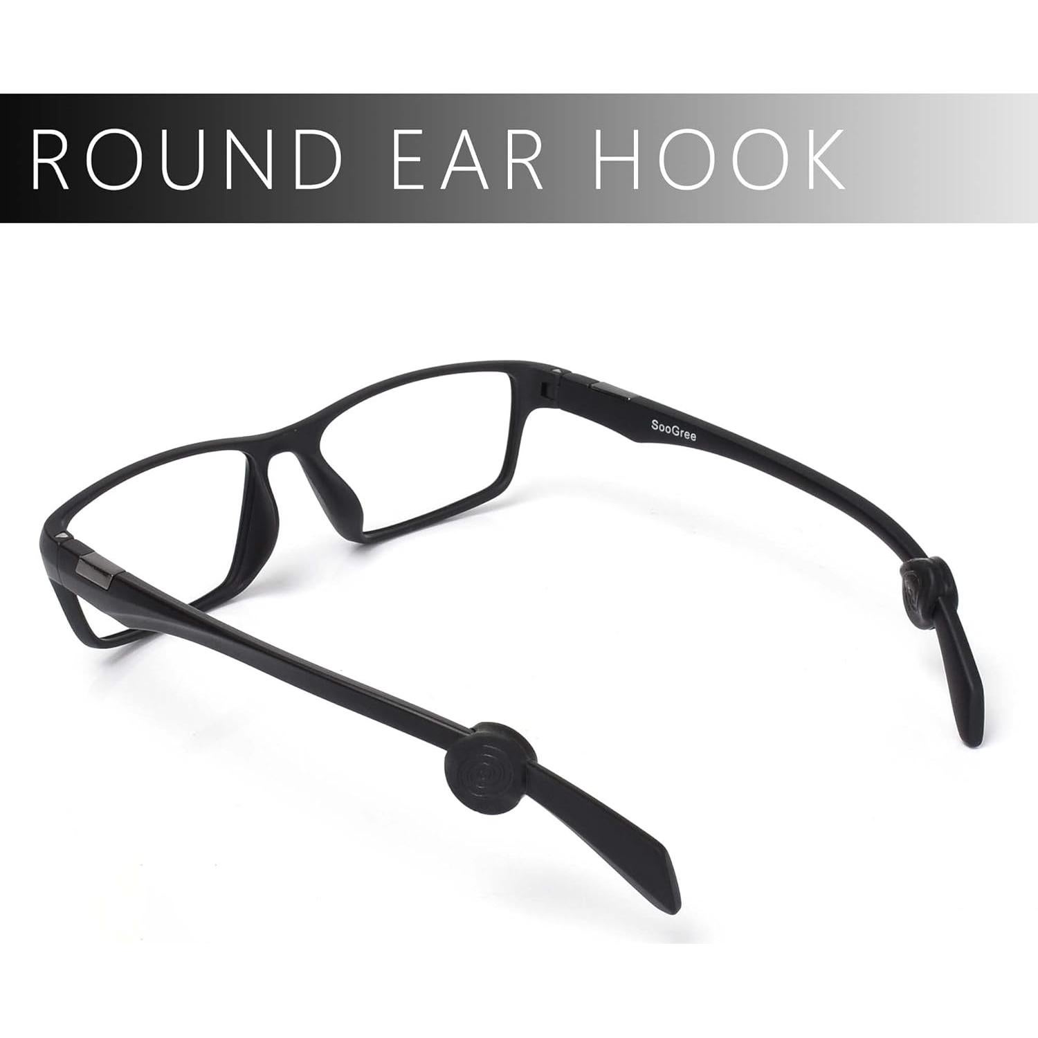 16 Pares de Clips de Silicona Antideslizantes para Gafas