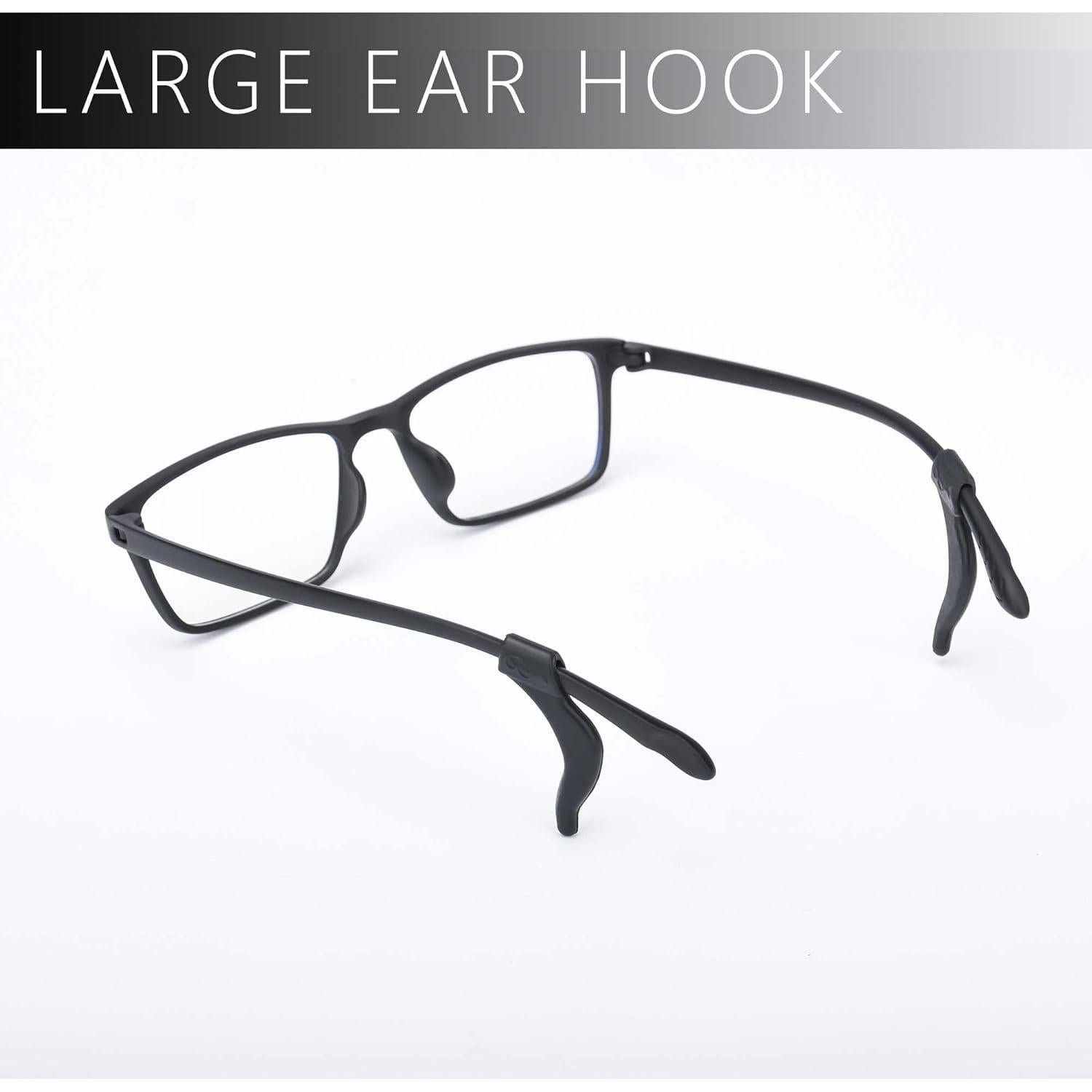 6 Pares Sujetadores Gafas SooGree Gancho Silicona Grande