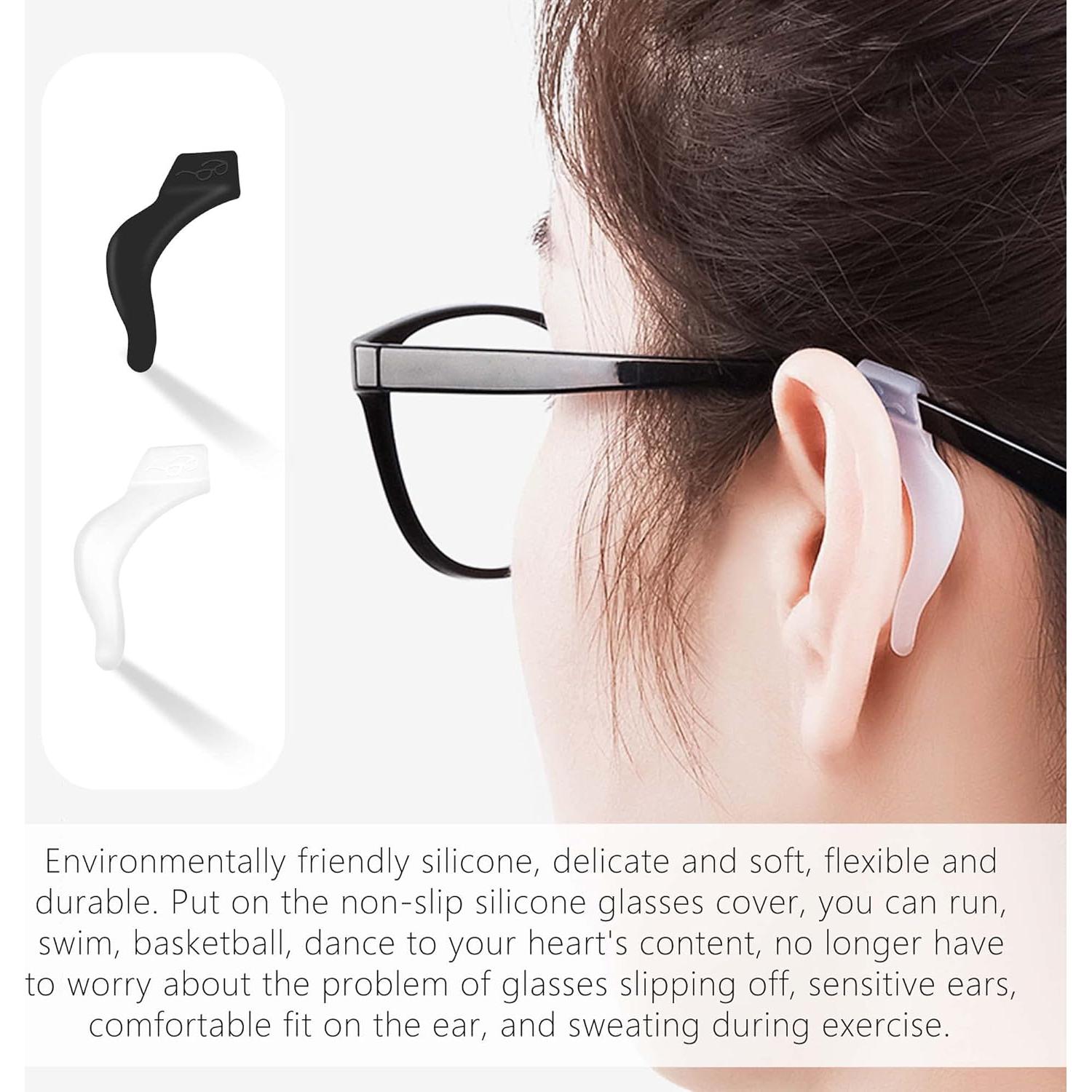 6 Pares Sujetadores Gafas SooGree Gancho Silicona Grande