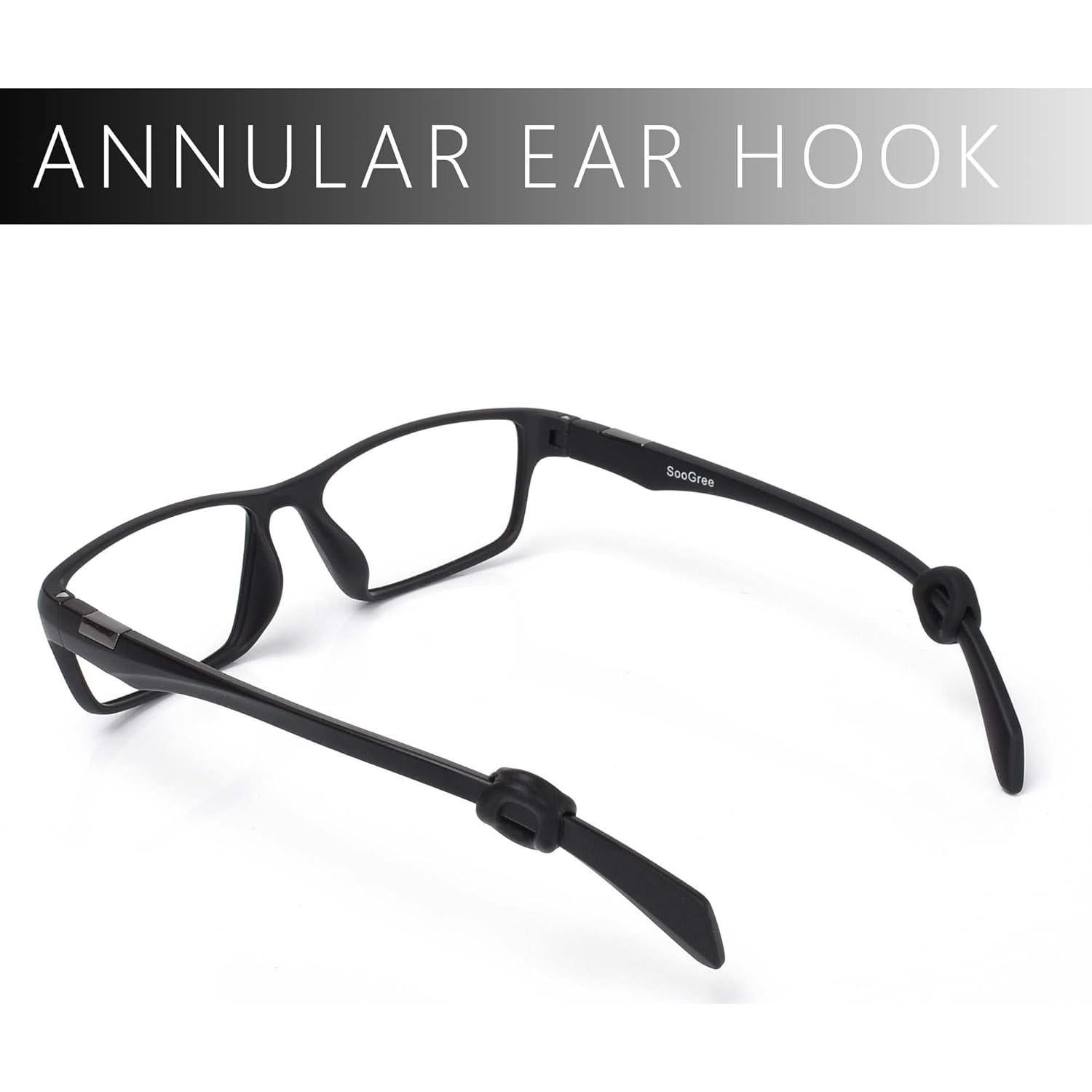 16 Pares de Clips de Silicona Antideslizantes para Gafas