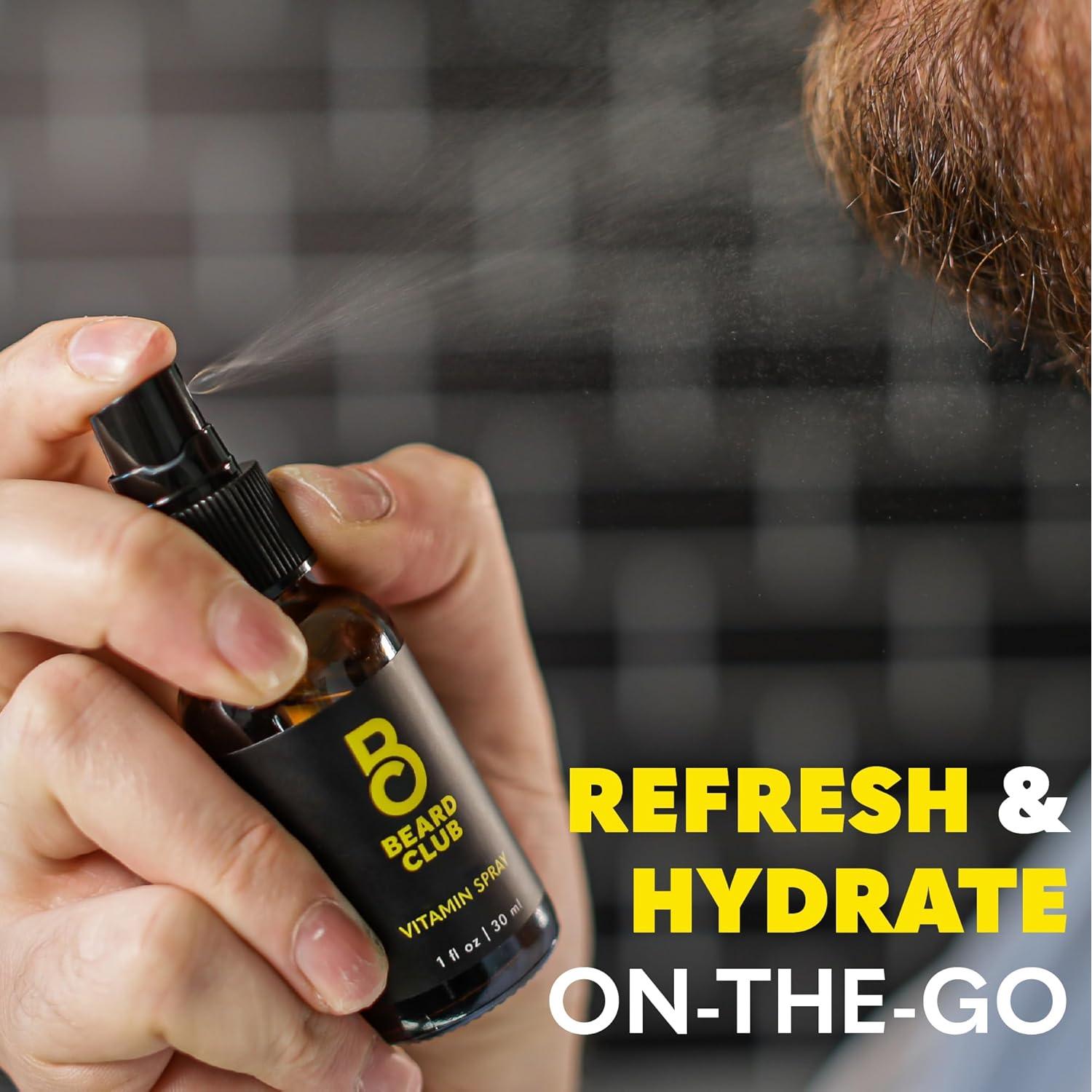 Kit Crecimiento Barba The Beard Club - Rodillo, Aceite, Champú