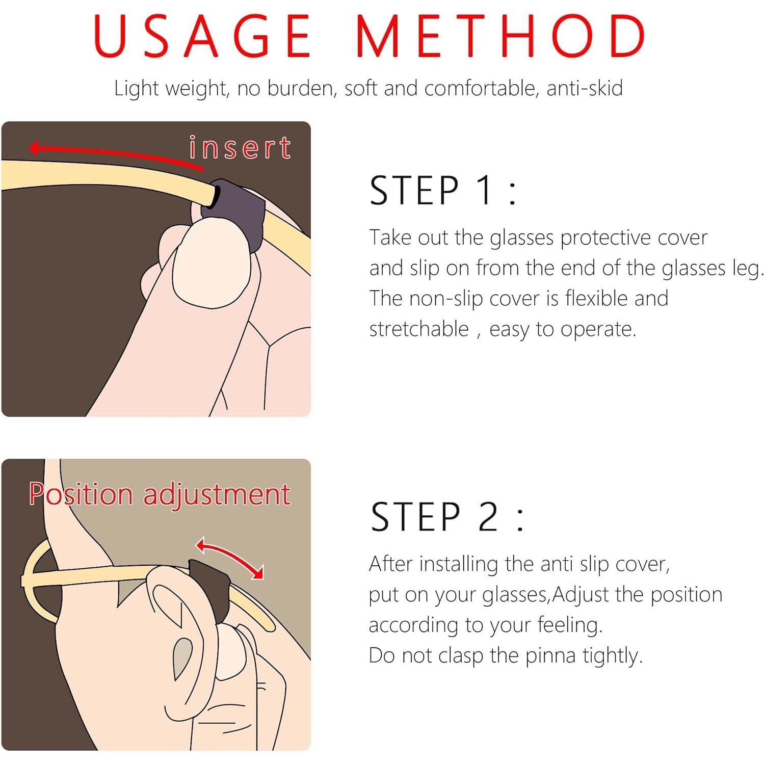 16 Pares Sujetadores Gafas SooGree Pequeños Silicona