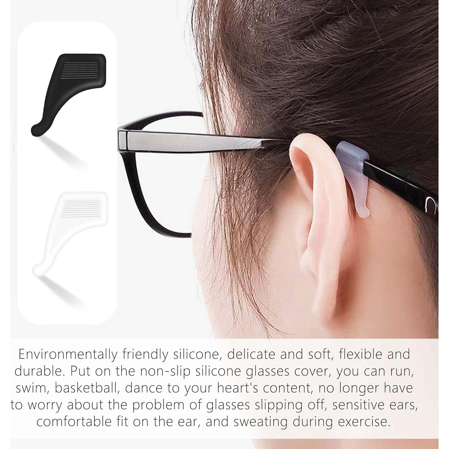 16 Pares Sujetadores Gafas SooGree Pequeños Silicona