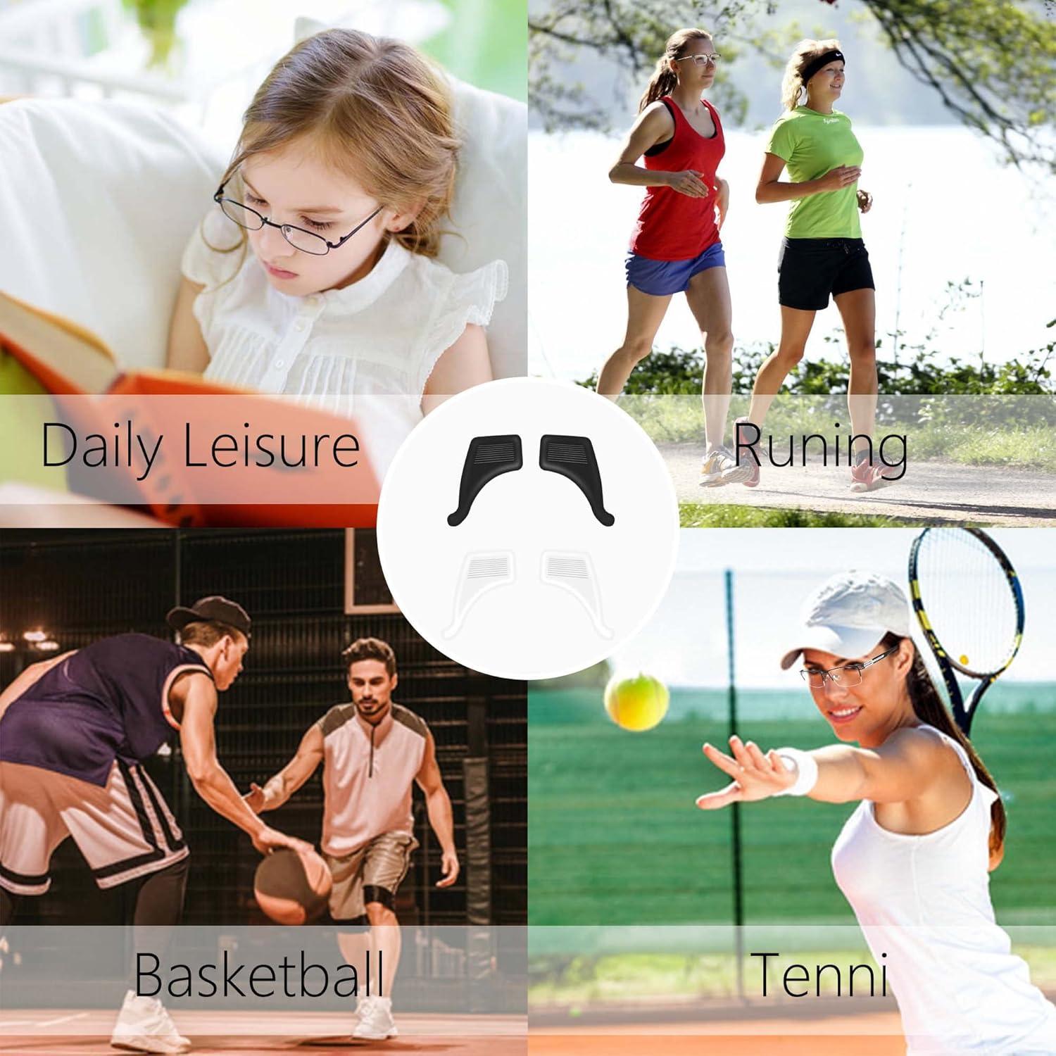 16 Pares Sujetadores Gafas SooGree Pequeños Silicona