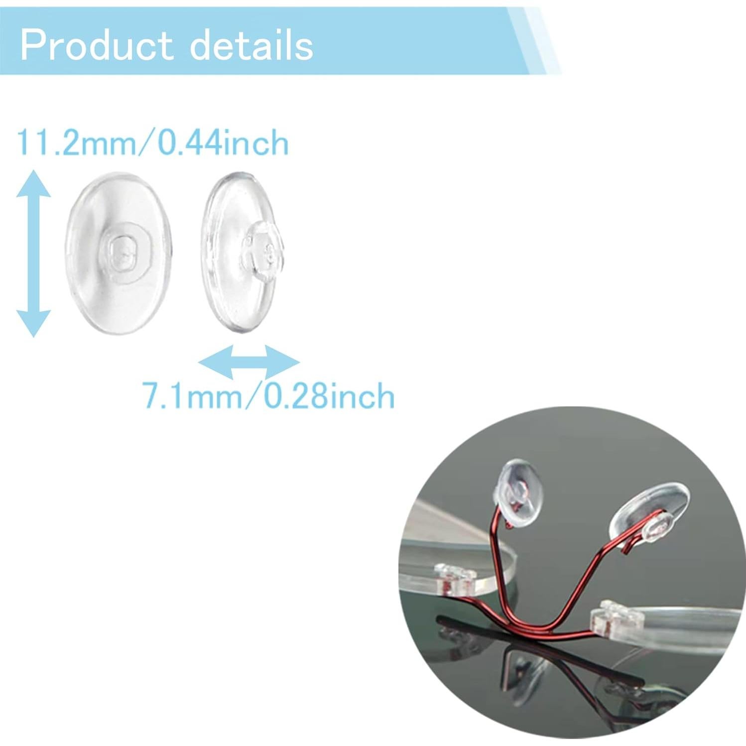 Almohadillas para nariz de gafas Mingbuy 16 piezas antideslizantes