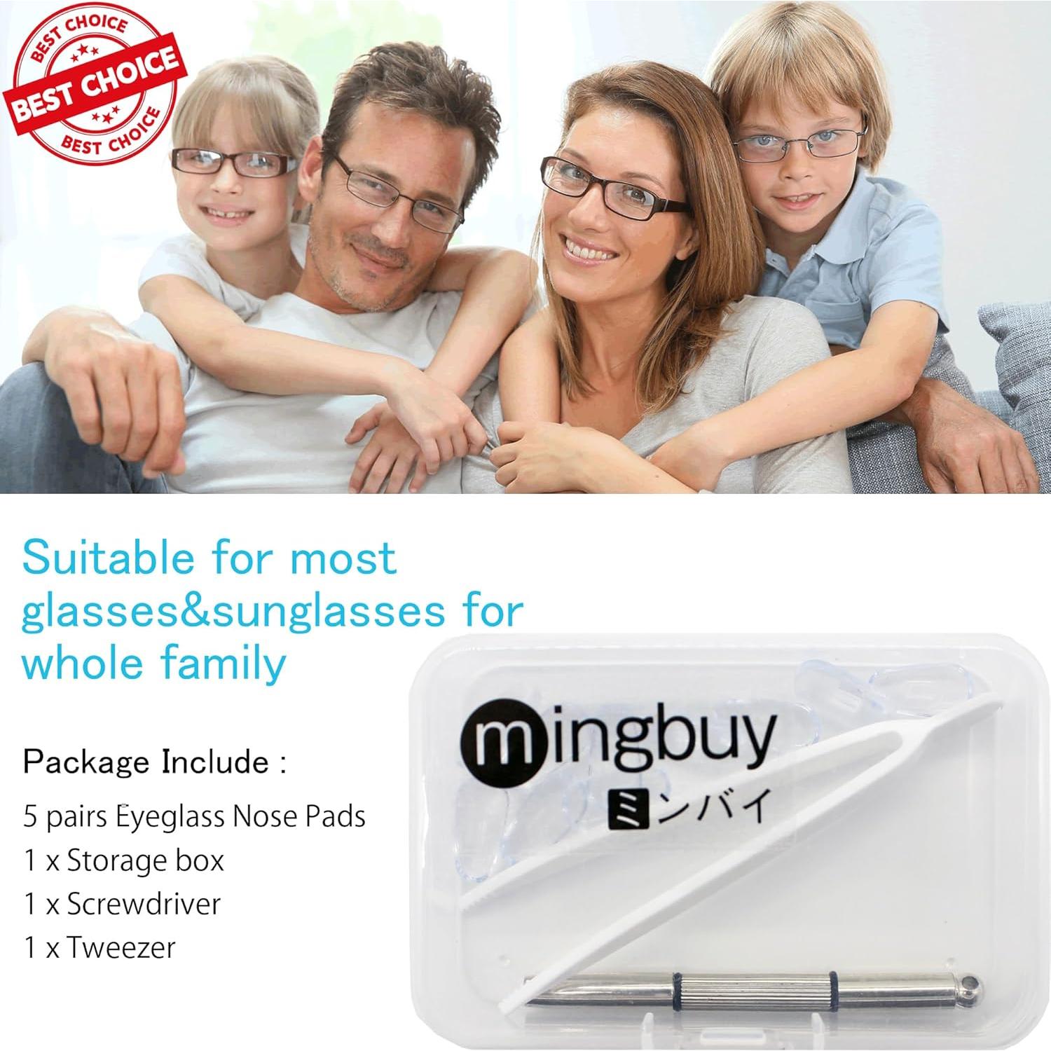 Almohadillas para Nariz de Gafas Mingbuy 16 Piezas Antideslizantes