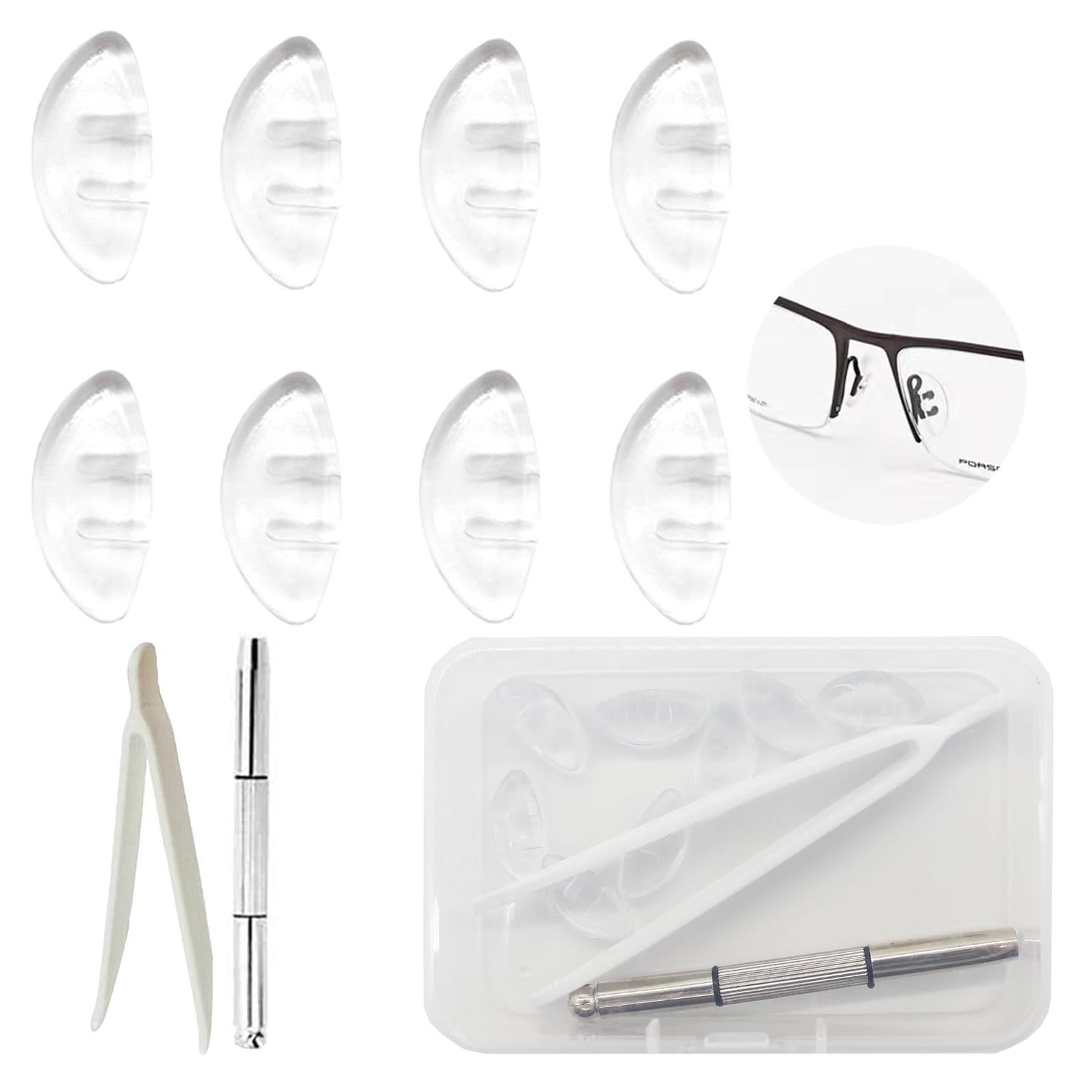 Almohadillas para Nariz Gafas Mingbuy 4 Pares Antideslizantes