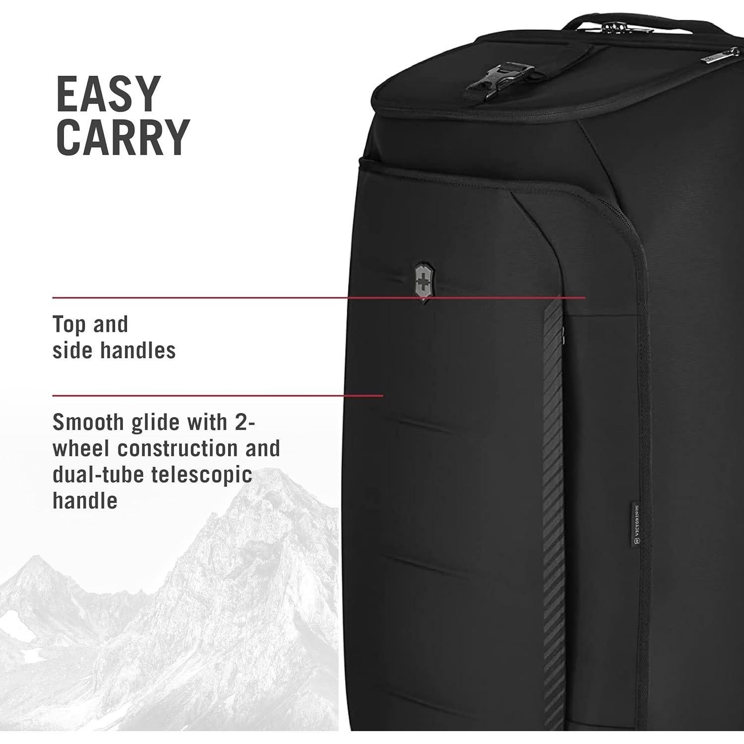 Bolsa de viaje con ruedas Victorinox Crosslight 87L - Negro