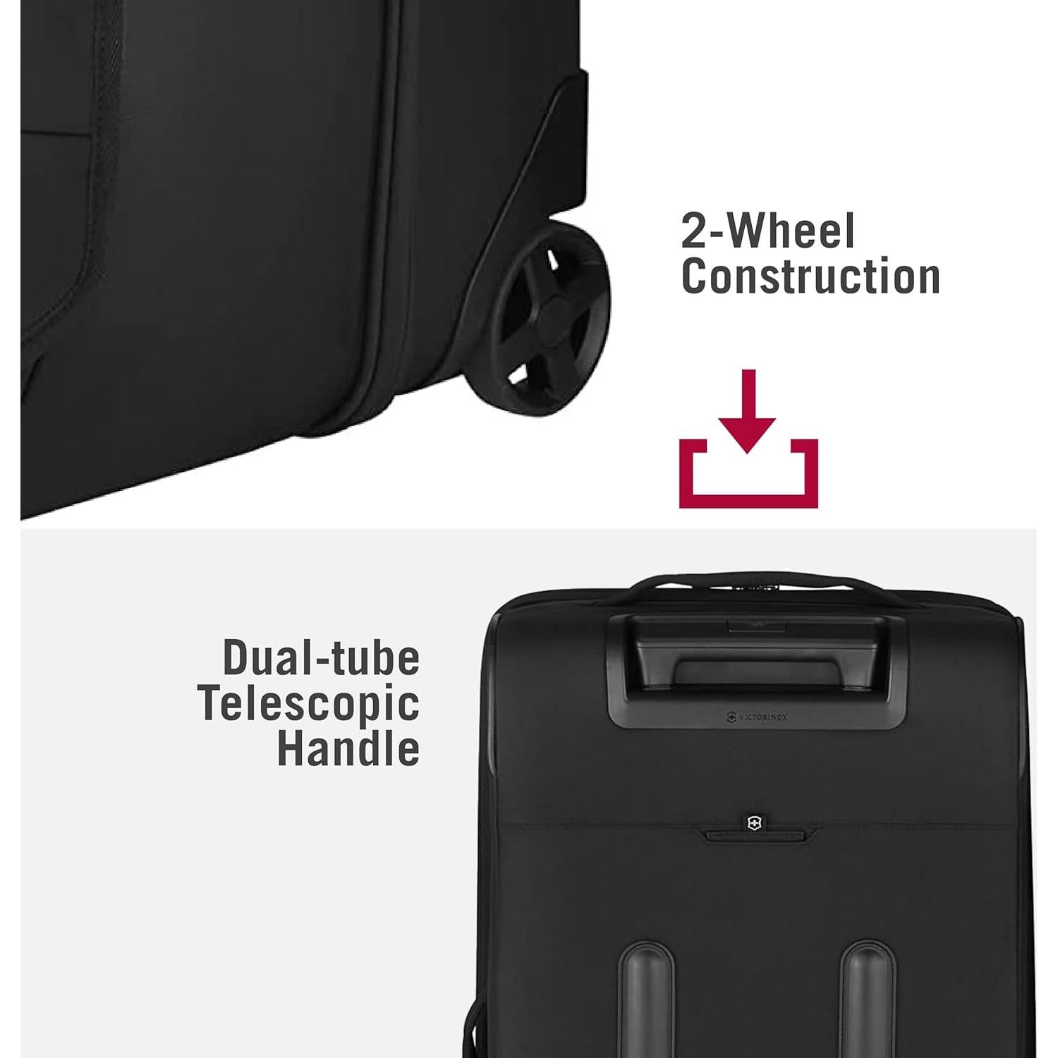 Bolsa de viaje con ruedas Victorinox Crosslight 87L - Negro