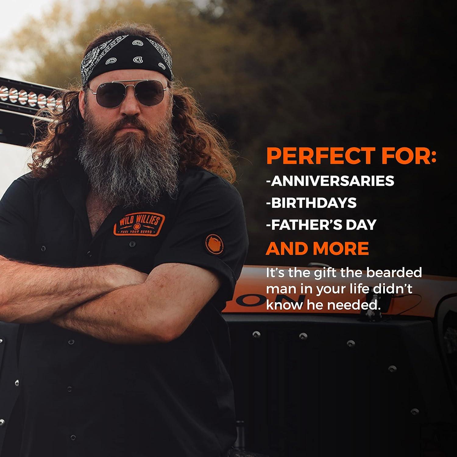 Alisador de Barba Wild Willies - Peine Caliente 3 Temperaturas