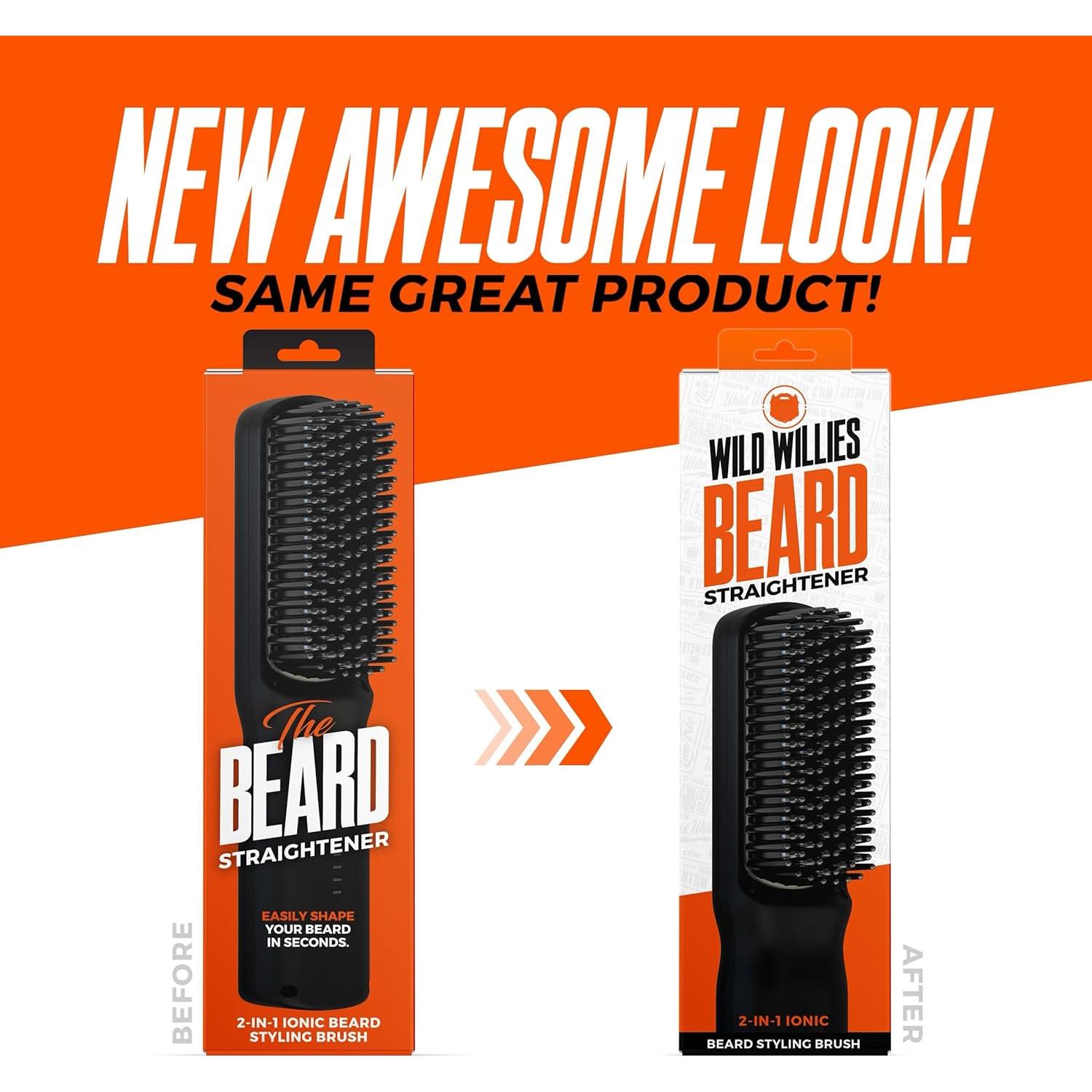 Alisador de Barba Wild Willies - Peine Caliente 3 Temperaturas