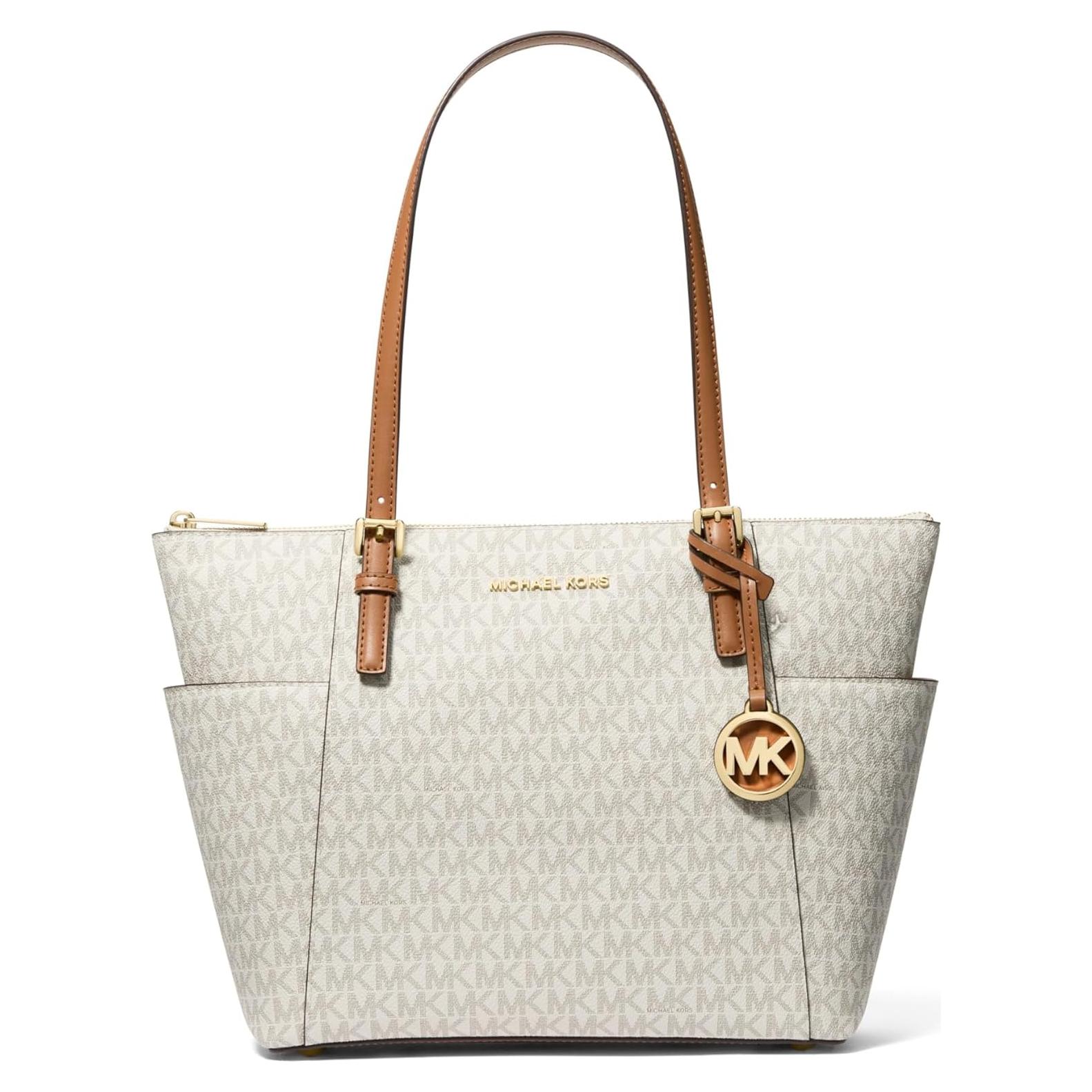 Bolso Tote Michael Kors Jet Set Vainilla Acorn 30S5GTTT8B