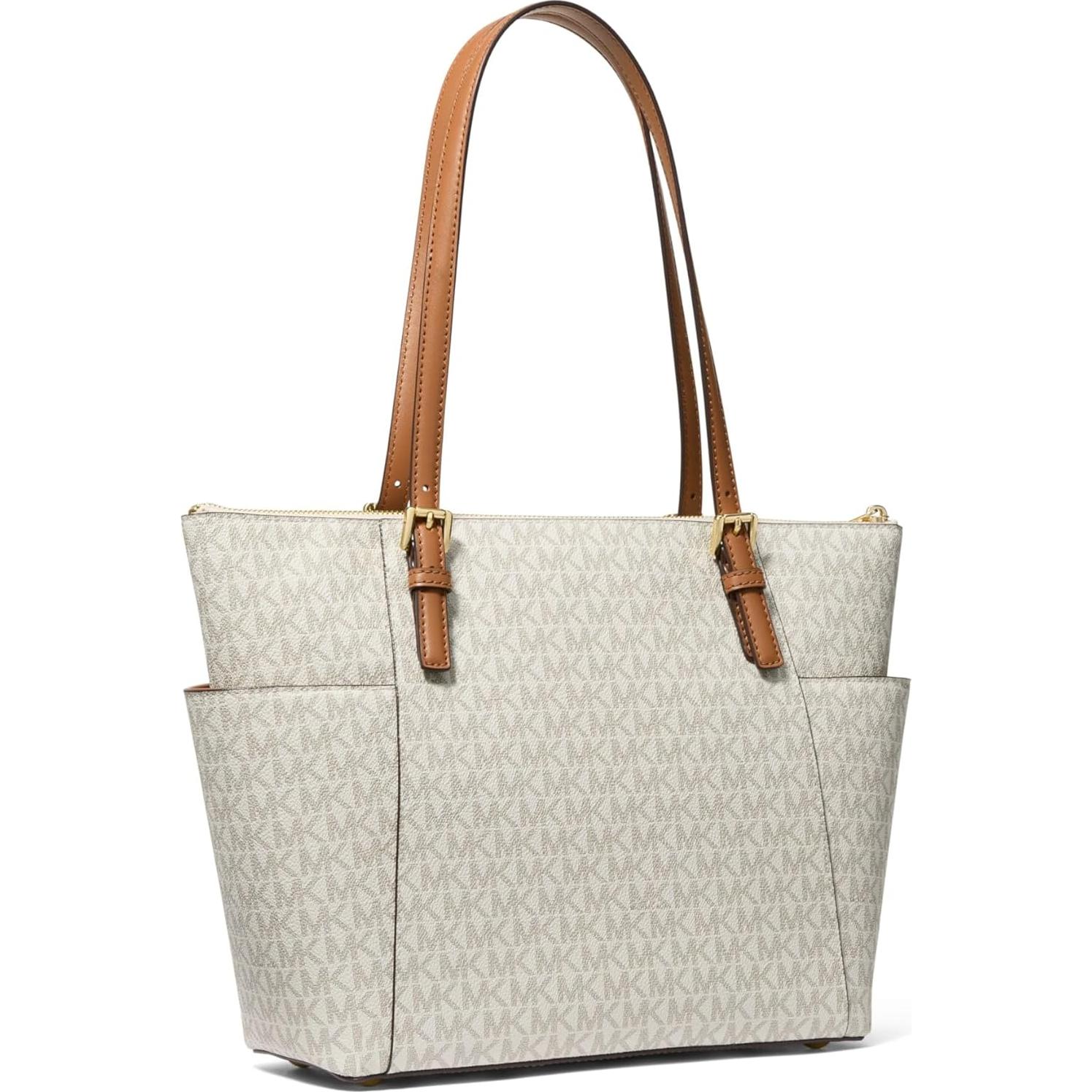 Bolso Tote Michael Kors Jet Set Vainilla Acorn 30S5GTTT8B