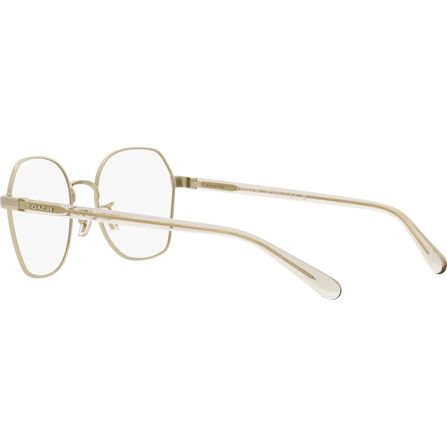 Montura Gafas Recetadas Coach HC5155 Hexagonal Dorado 54mm