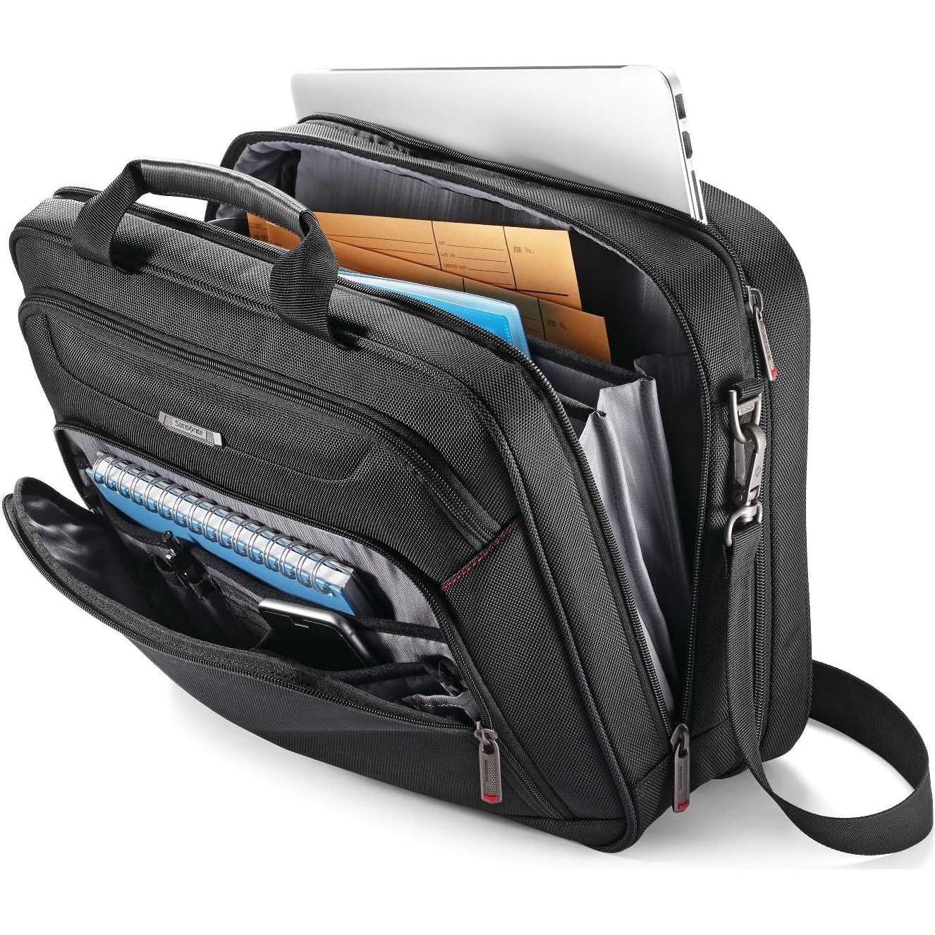 Maletín Tech Locker Samsonite Xenon 3.0 Negro Doble Gusset