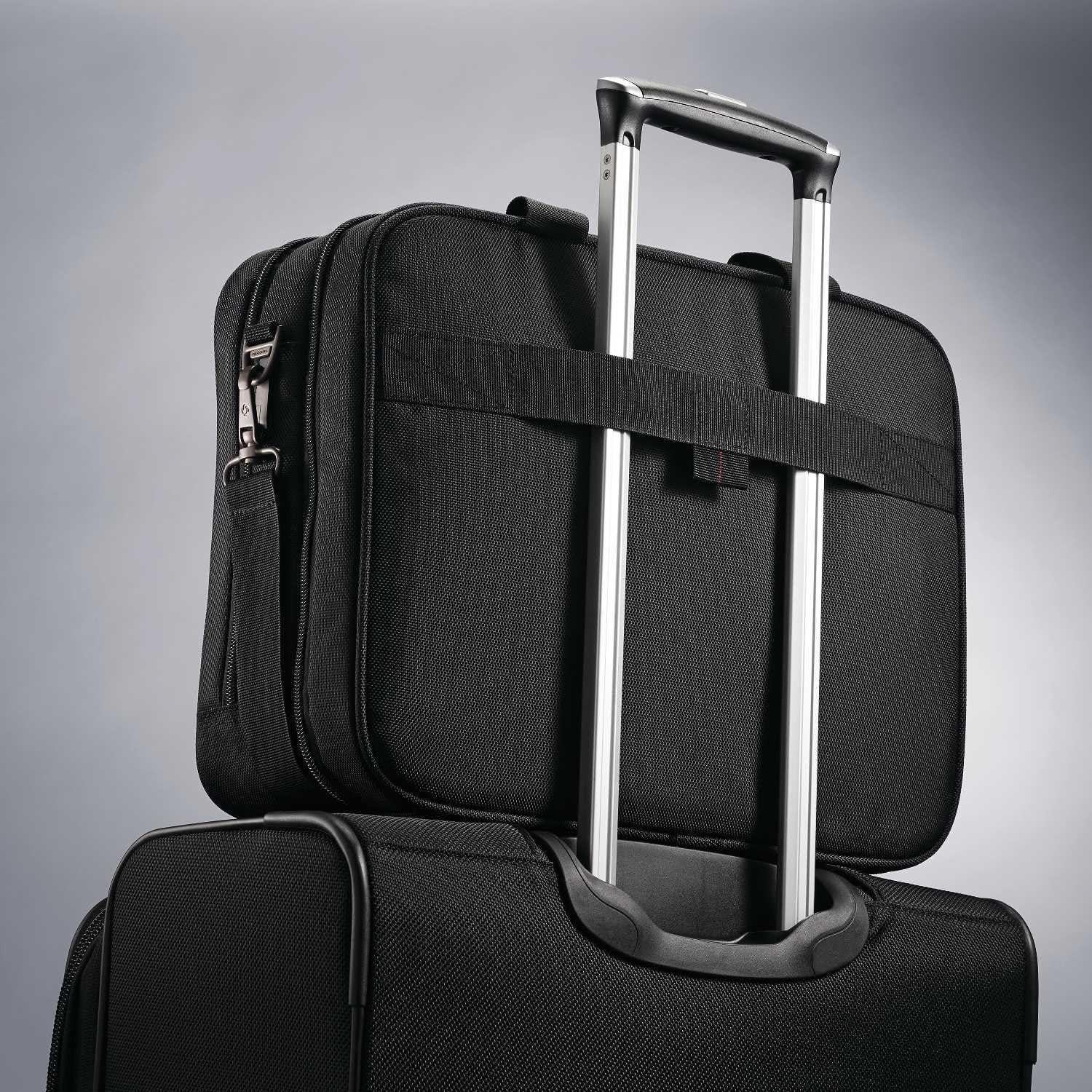 Maletín Tech Locker Samsonite Xenon 3.0 Negro Doble Gusset