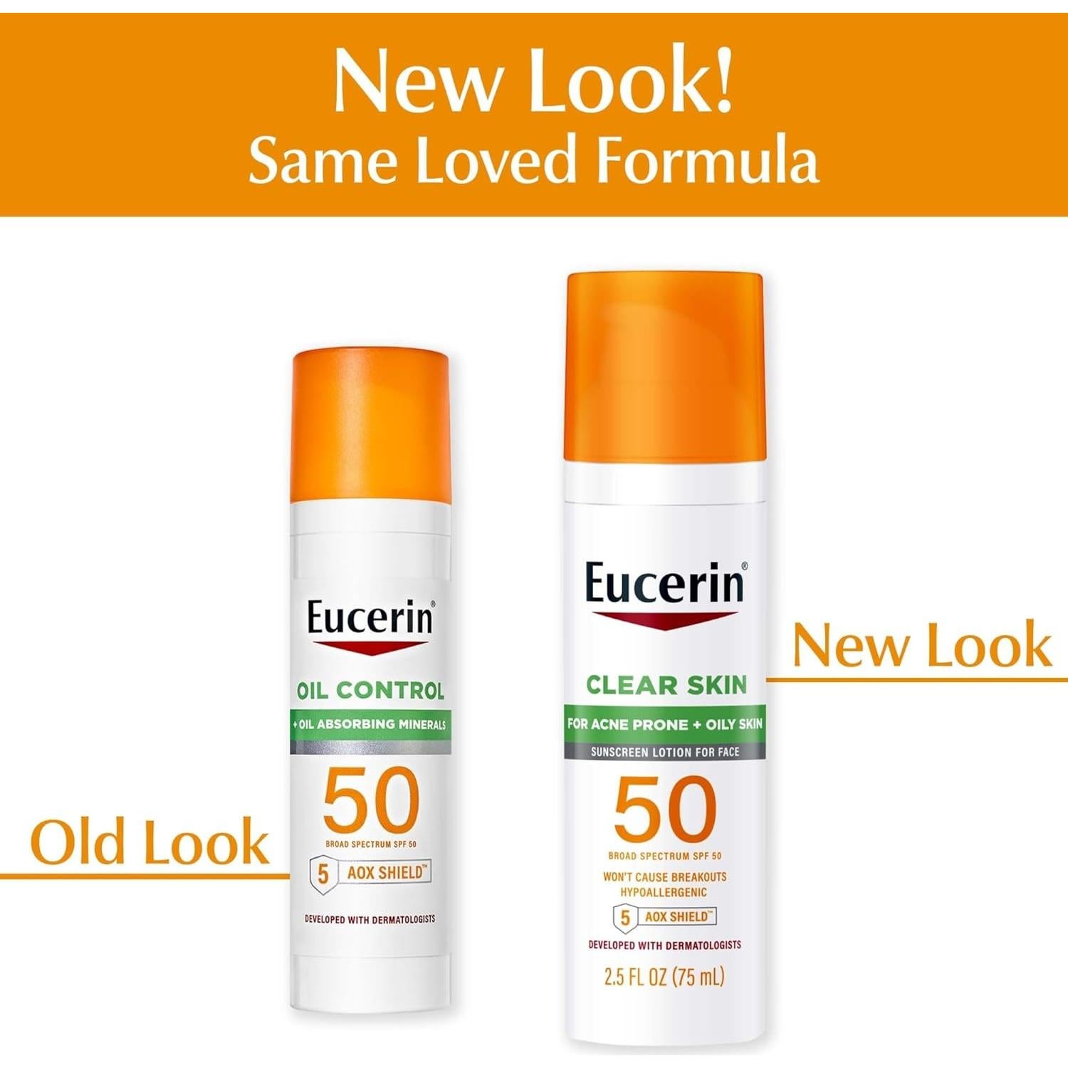 Eucerin Sun Clear Skin Loción Solar Facial SPF 50 - 74 ml