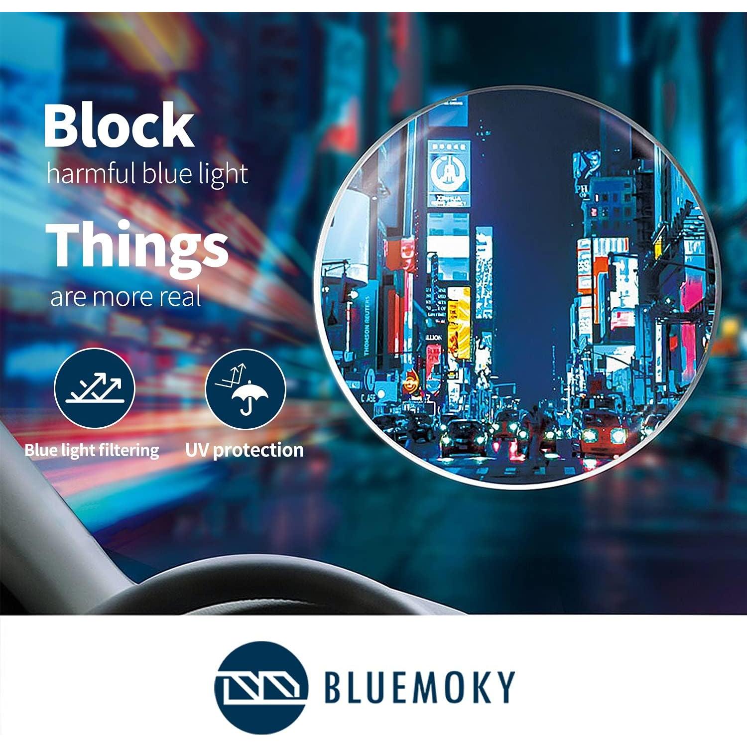 Gafas de lectura Bluemoky con bloqueo luz azul +2.75