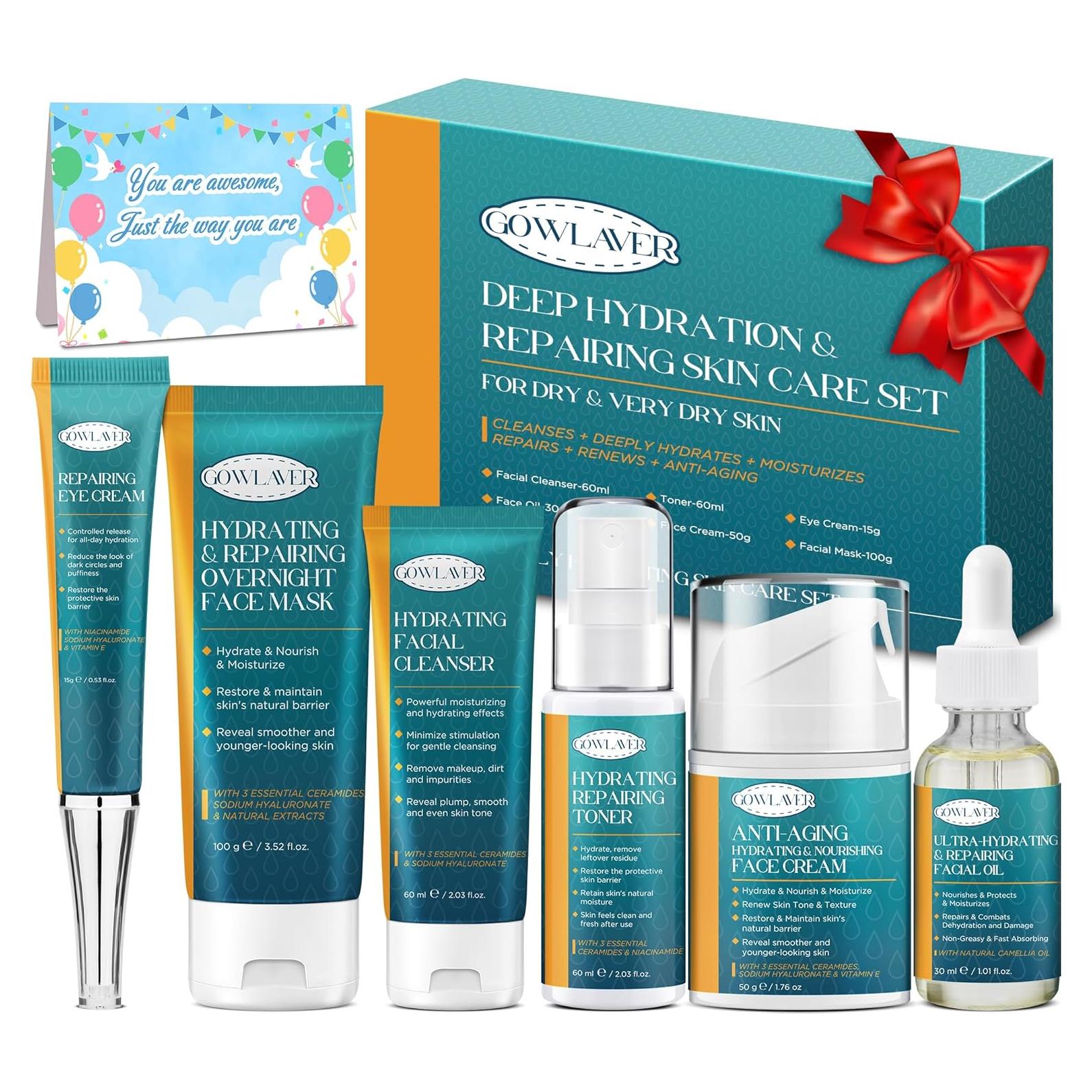 Set de Cuidado de la Piel GOWLAVER para Adolescentes Hidratante