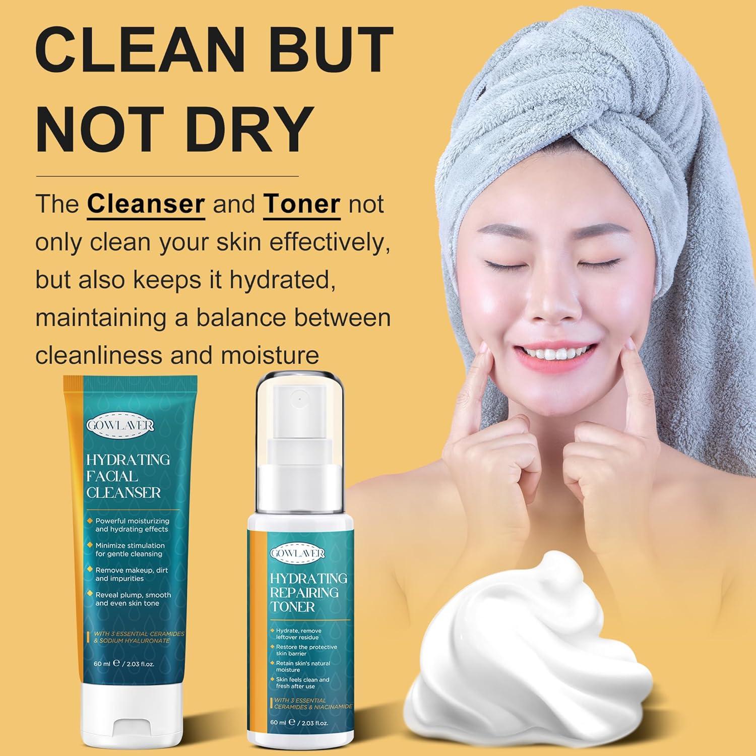 Set de Cuidado de la Piel GOWLAVER para Adolescentes Hidratante