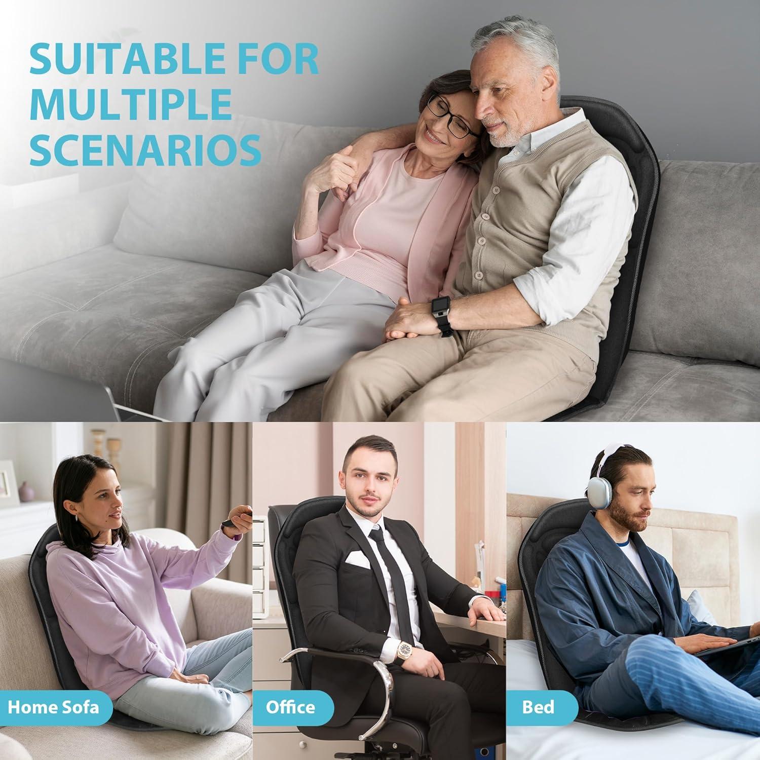 Almohadilla de Masaje CuPiLo CPL-2102 con Calor y Vibración