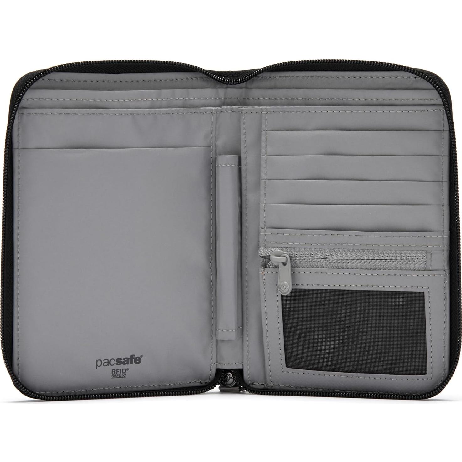Organizador de Viaje Compacto Pacsafe RFIDsafe - Negro
