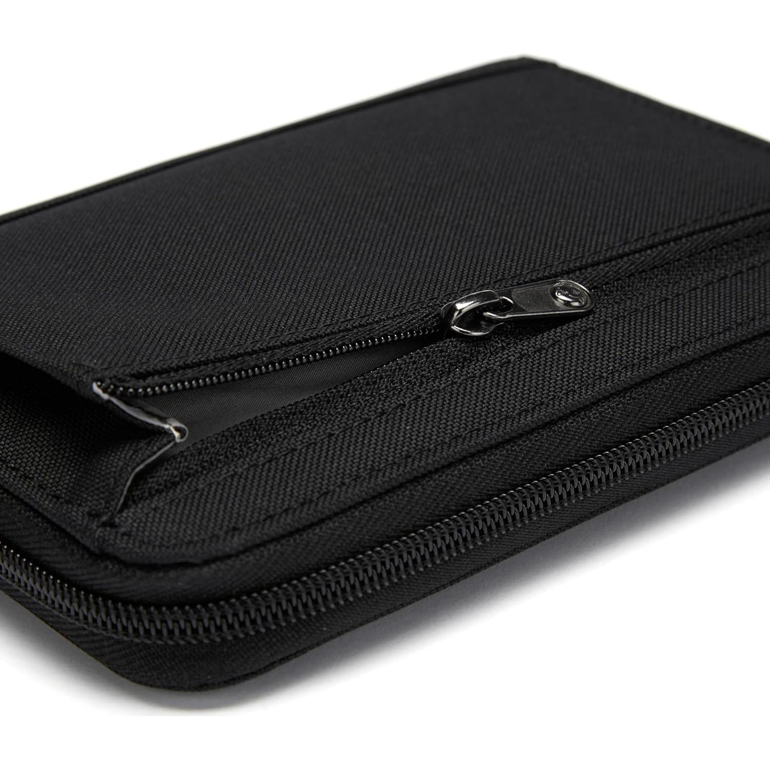 Organizador de Viaje Compacto Pacsafe RFIDsafe - Negro