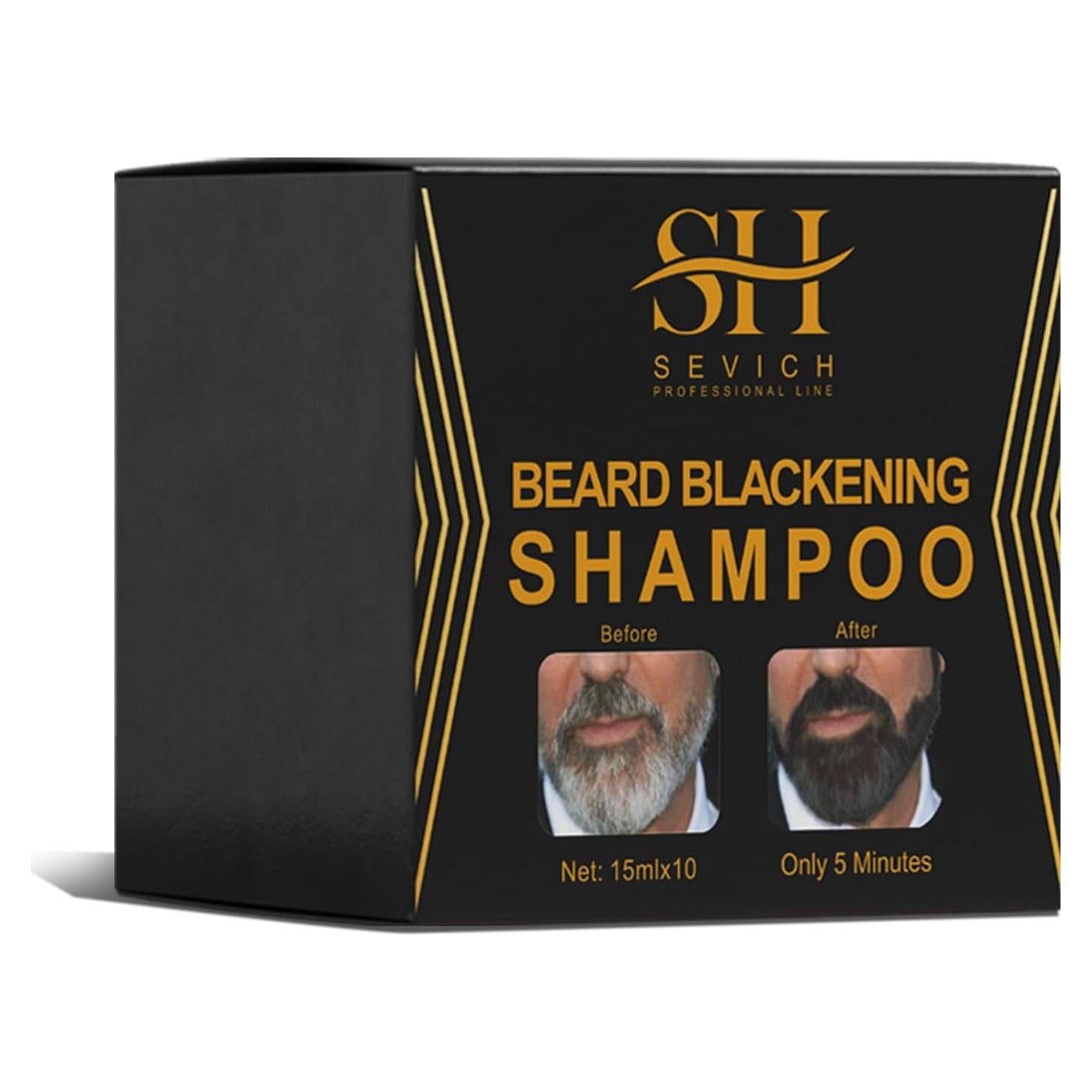 Champú para Barba SEVICH - Color Negro Natural 15ml