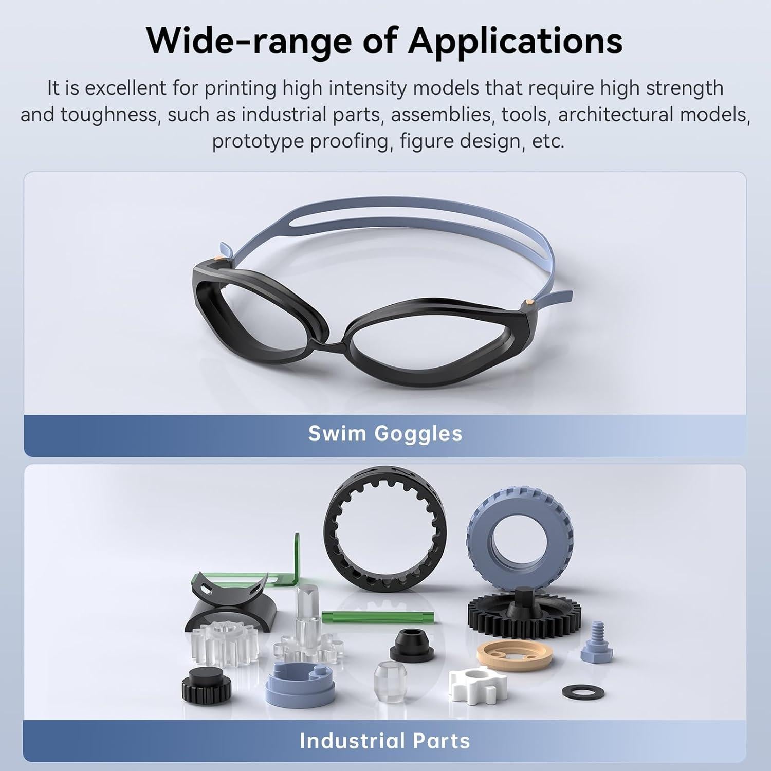Resina 3D ANYCUBIC Estándar V2 1 kg Verde Claro Baja Olor