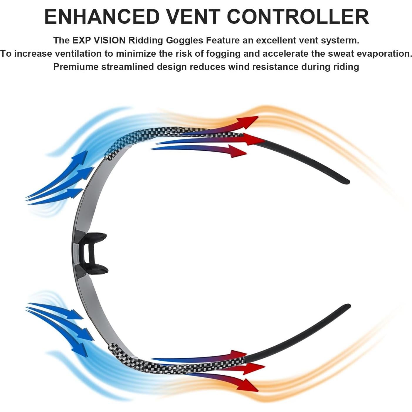 Gafas de Ciclismo Polarizadas TOP VISION EX9200 UV400