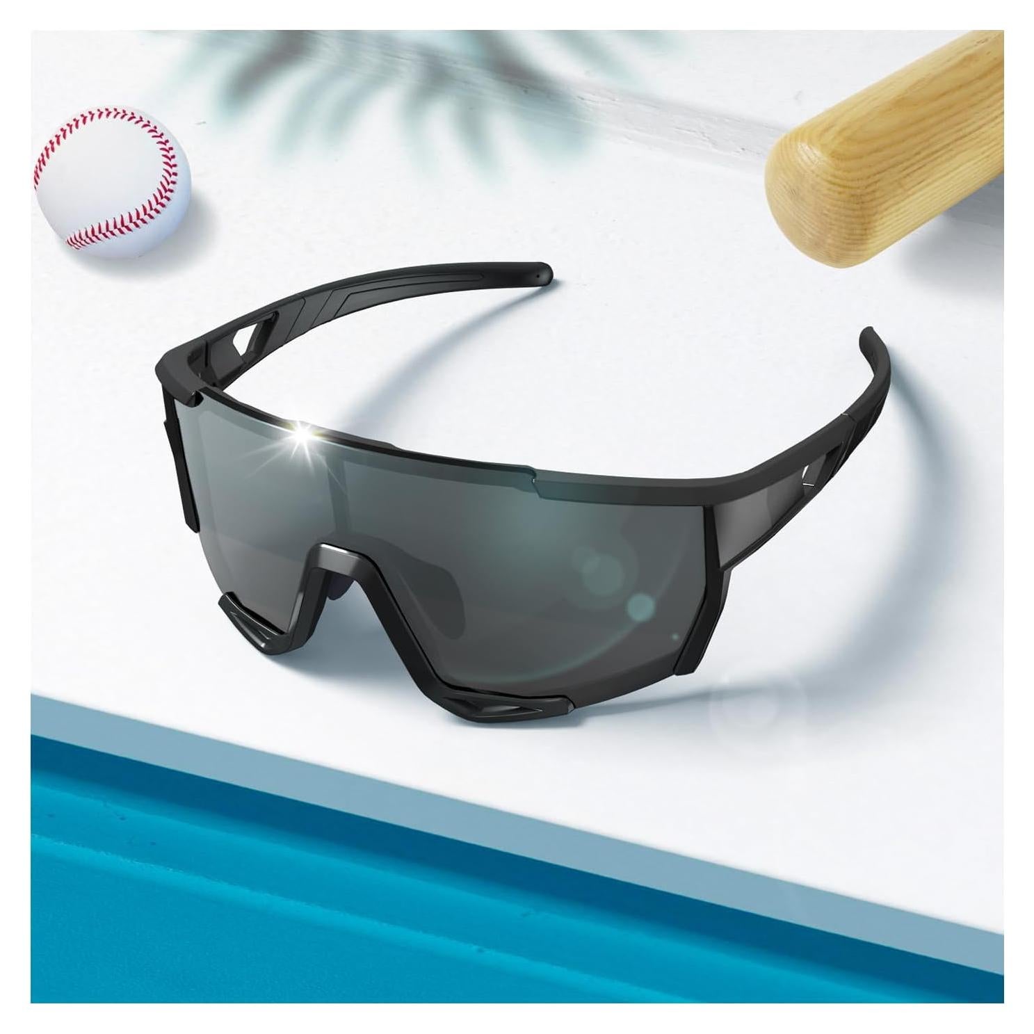 Gafas de sol deportivas Ptesun TAC Gray UV400 polarizadas