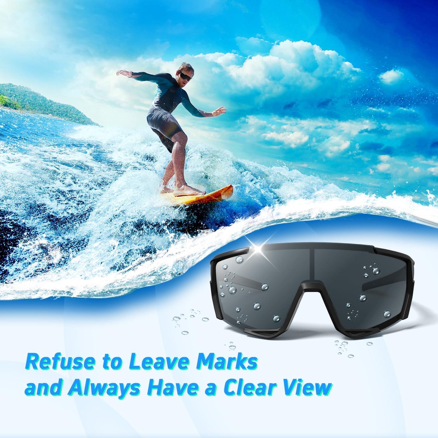 Gafas de sol deportivas Ptesun TAC Gray UV400 polarizadas