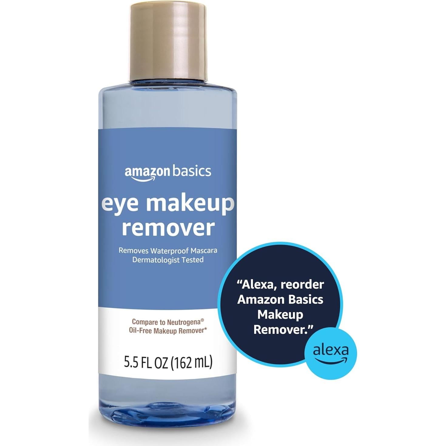 Desmaquillante de Ojos Amazon Solimo 163 ml Libre de Aceite