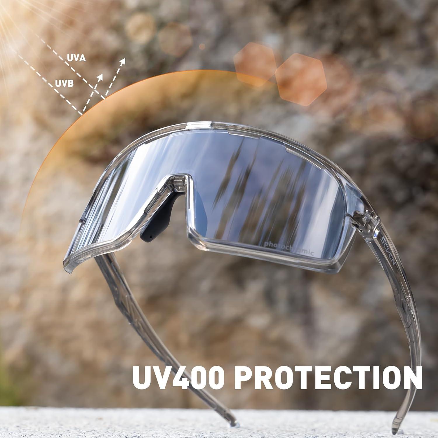 Gafas de Ciclismo SCVCN Fotoquímicas UV400 Ajustables