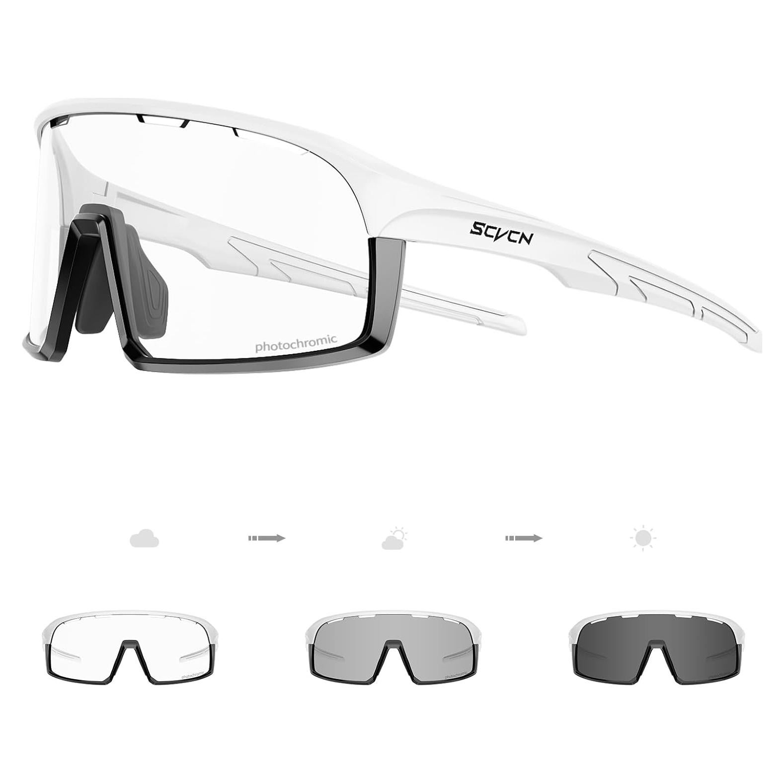 Gafas de Ciclismo SCVCN Fotoquímicas UV400 Ajustables