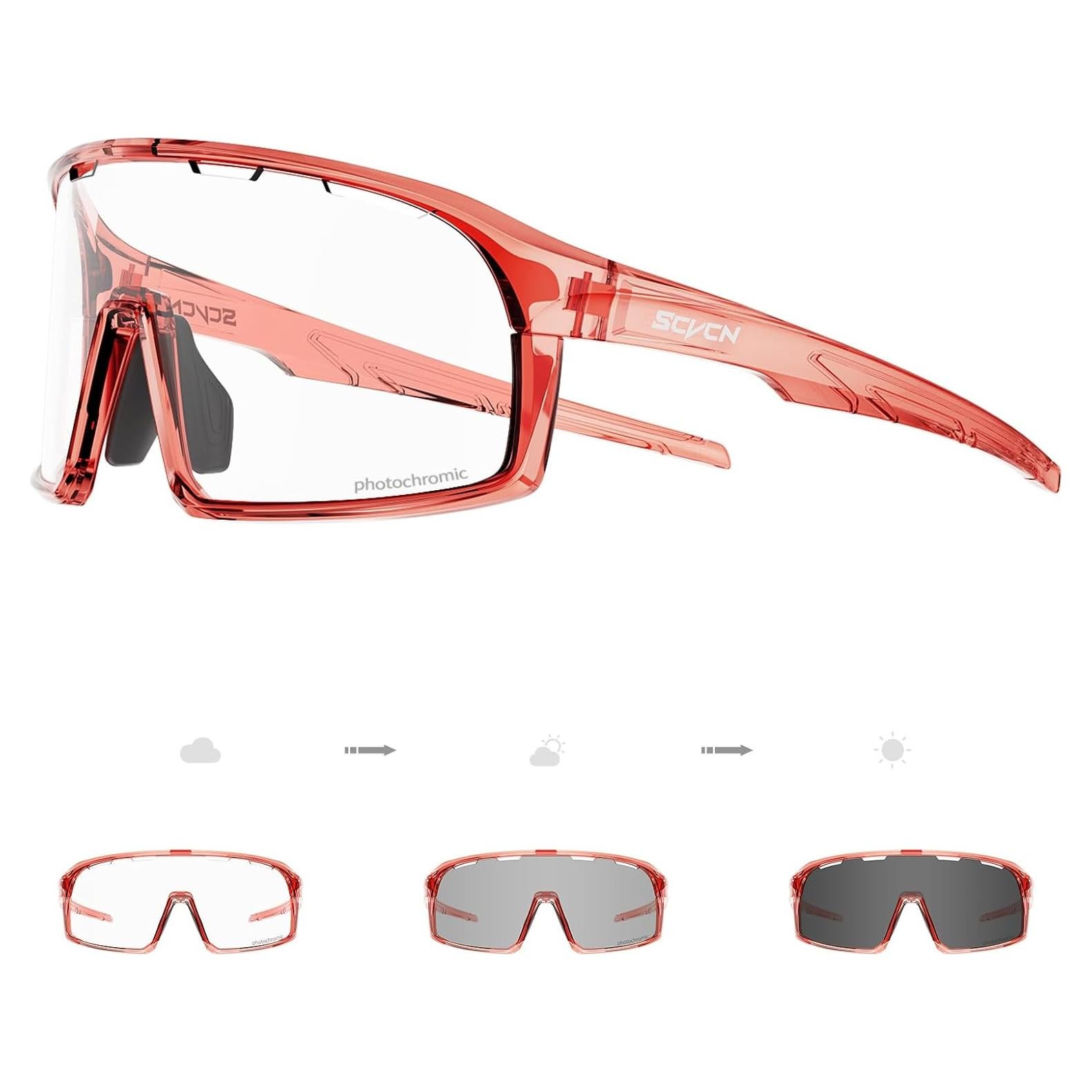 Gafas de Ciclismo SCVCN Fotoquímicas UV400 Ajustables