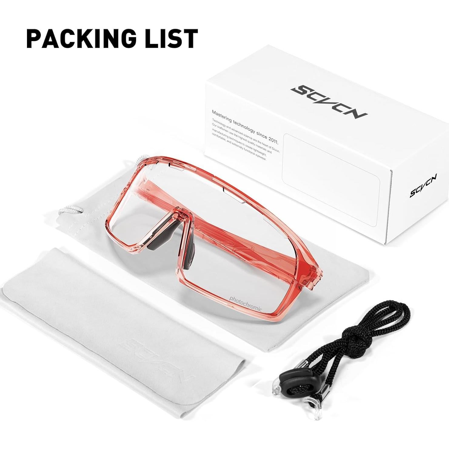 Gafas de Ciclismo SCVCN Fotoquímicas UV400 Ajustables