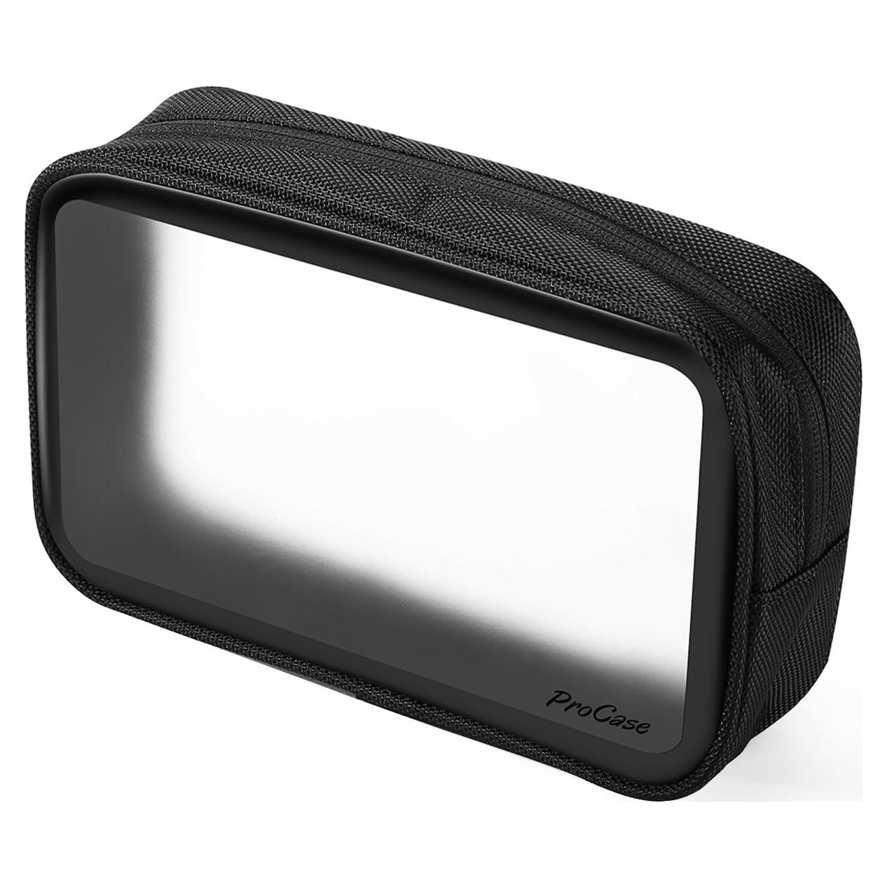 Bolsa de Aseo de Viaje ProCase TSA 22.5x13x5.5cm Negra