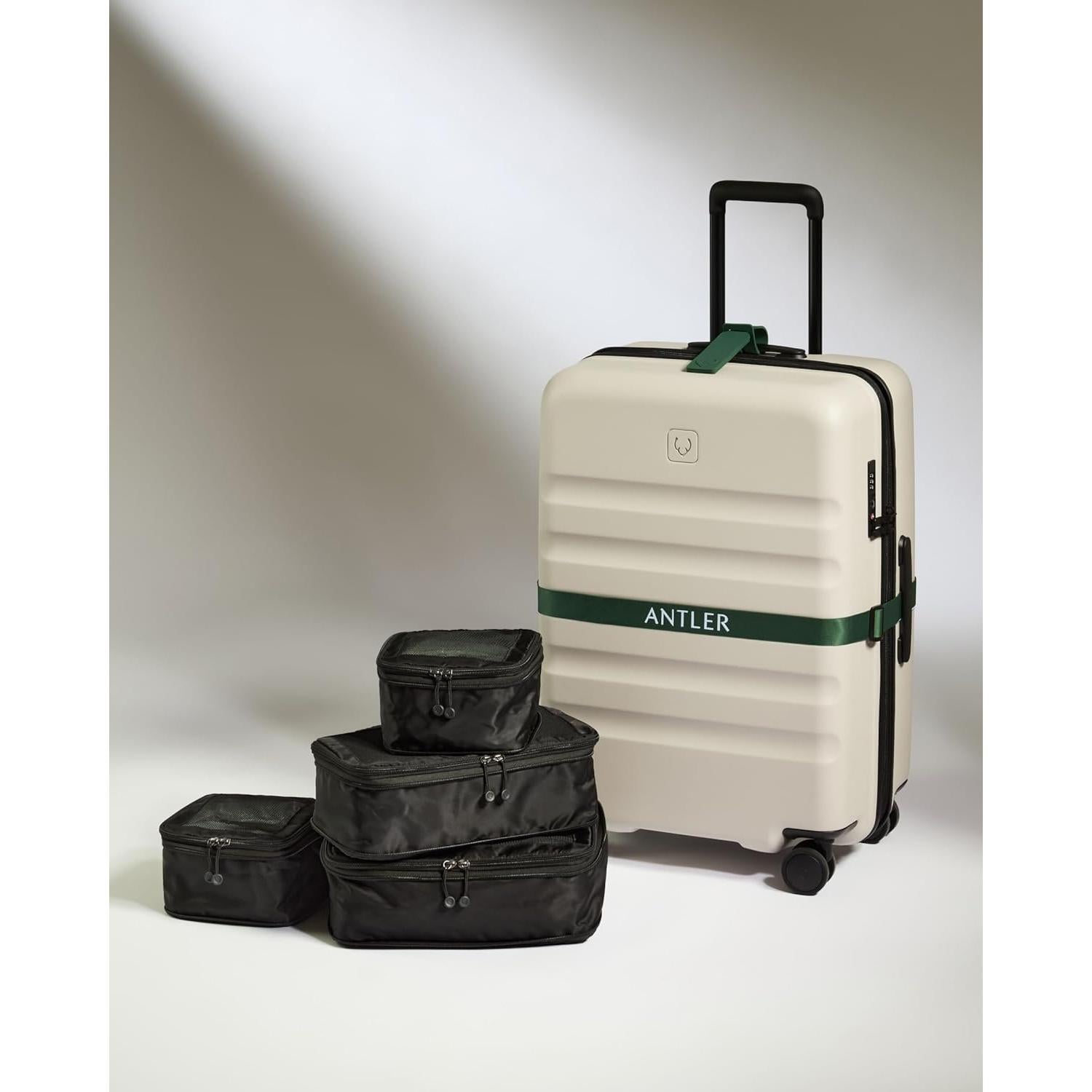 Cubos de Compresión Antler para Viajes Set de 4 Negro