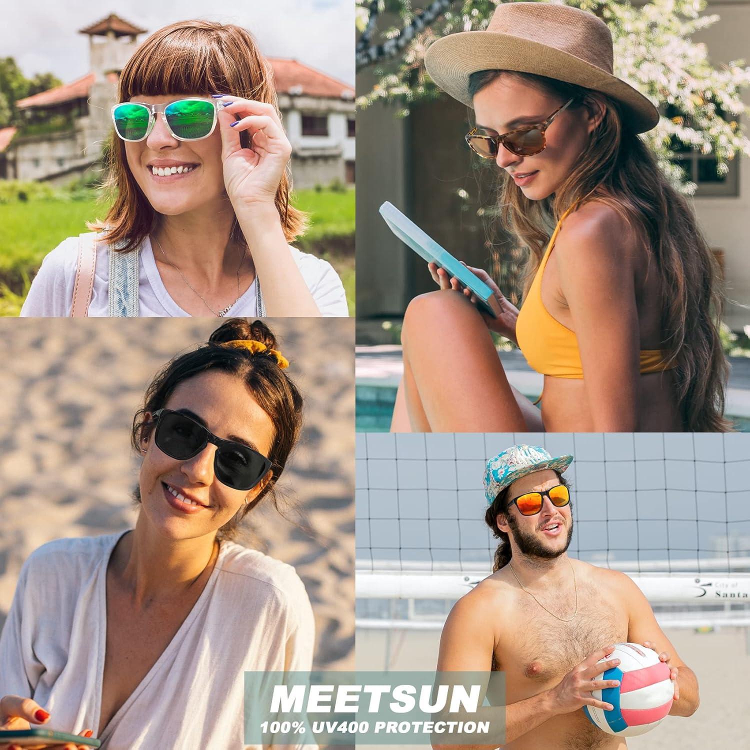Gafas de sol deportivas MEETSUN polarizadas UV400 unisex