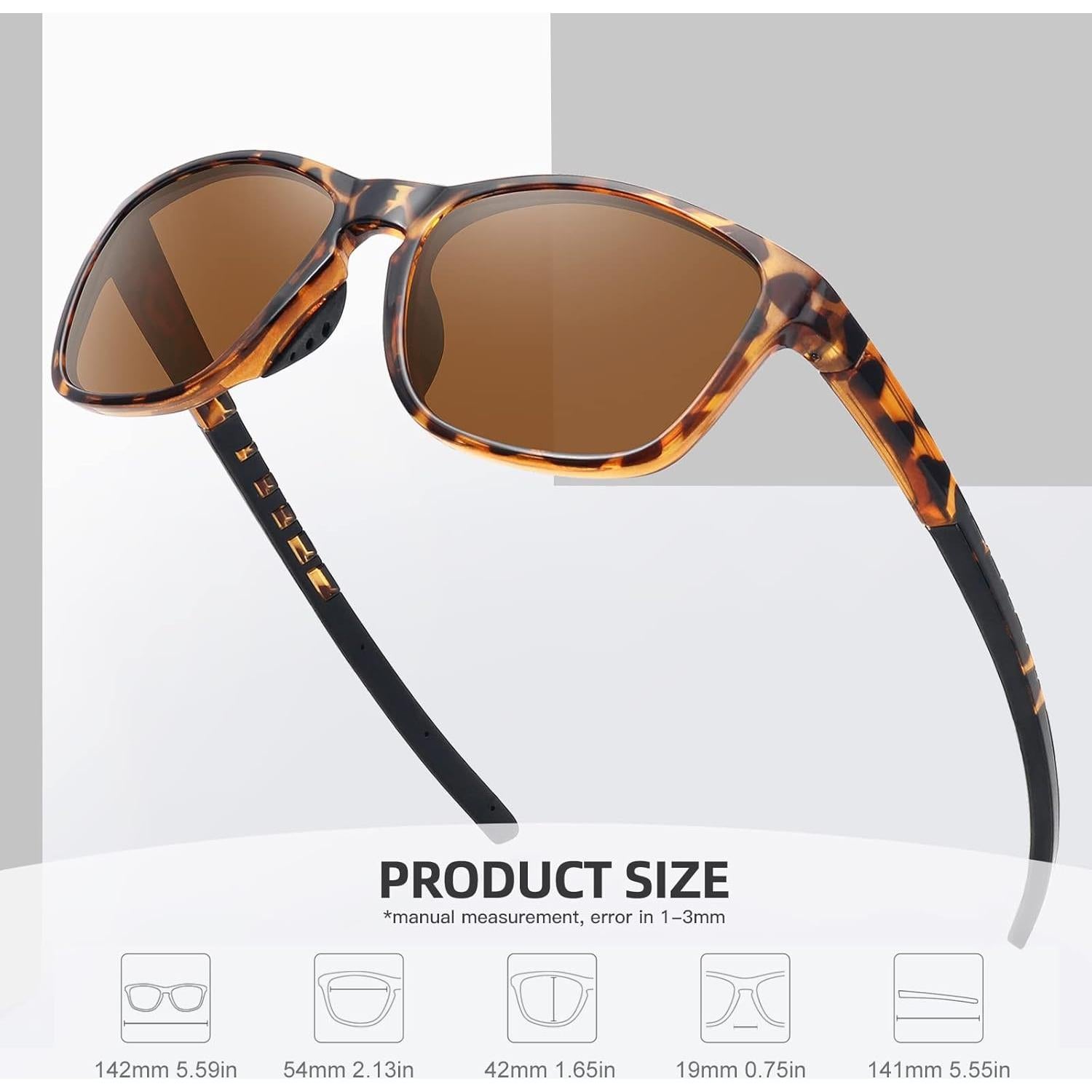 Gafas de sol deportivas MEETSUN polarizadas UV400 unisex