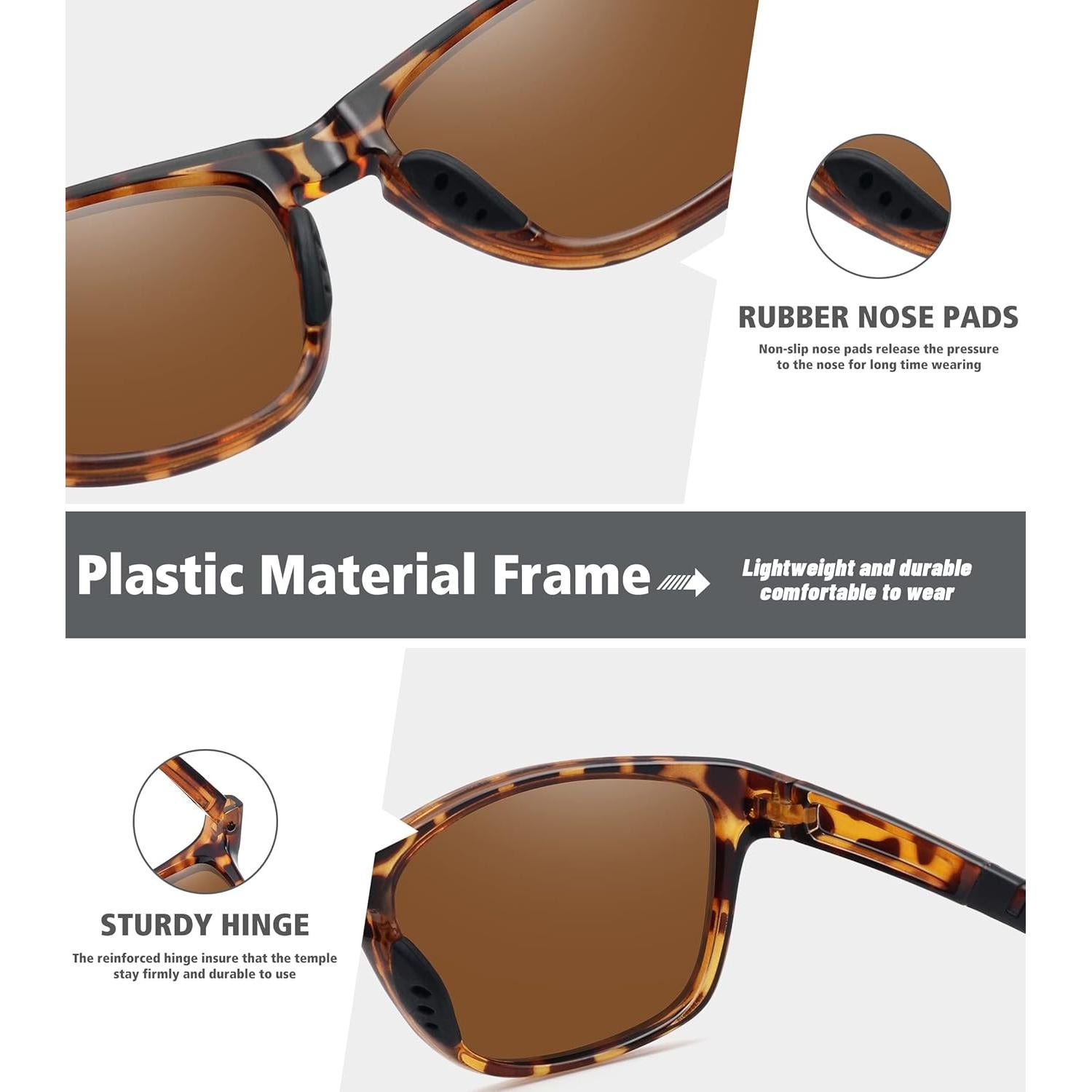 Gafas de sol deportivas MEETSUN polarizadas UV400 unisex