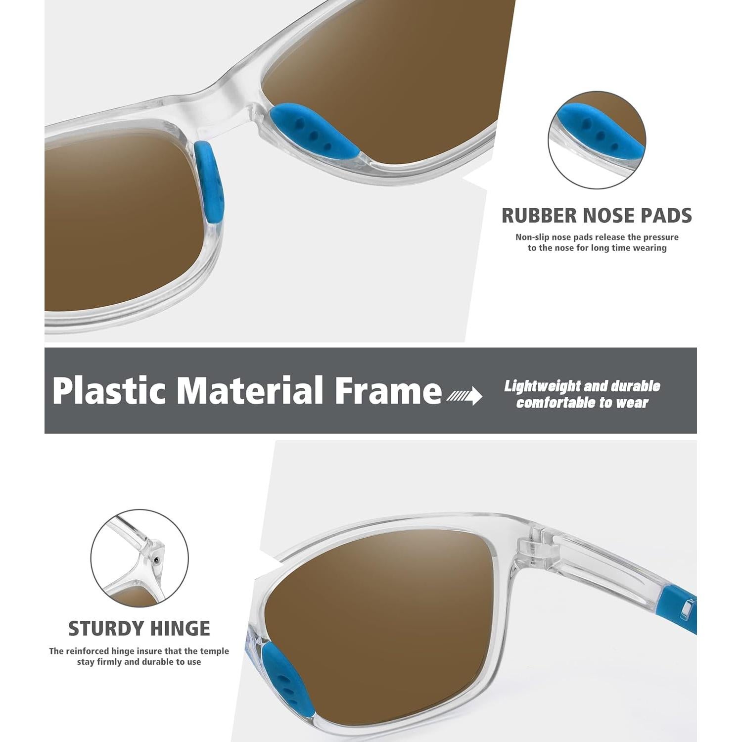 Gafas de sol deportivas MEETSUN polarizadas UV400 unisex