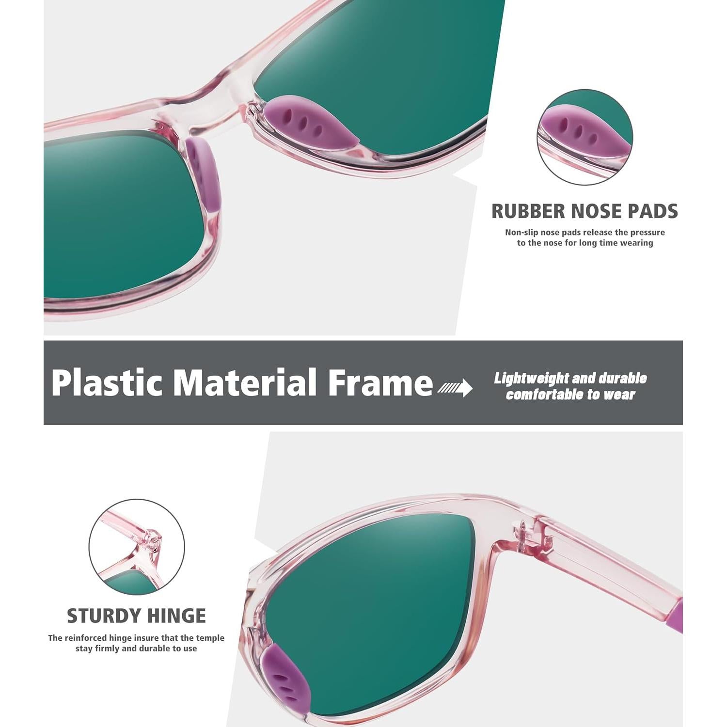 Gafas de sol deportivas MEETSUN UV400 para running y ciclismo