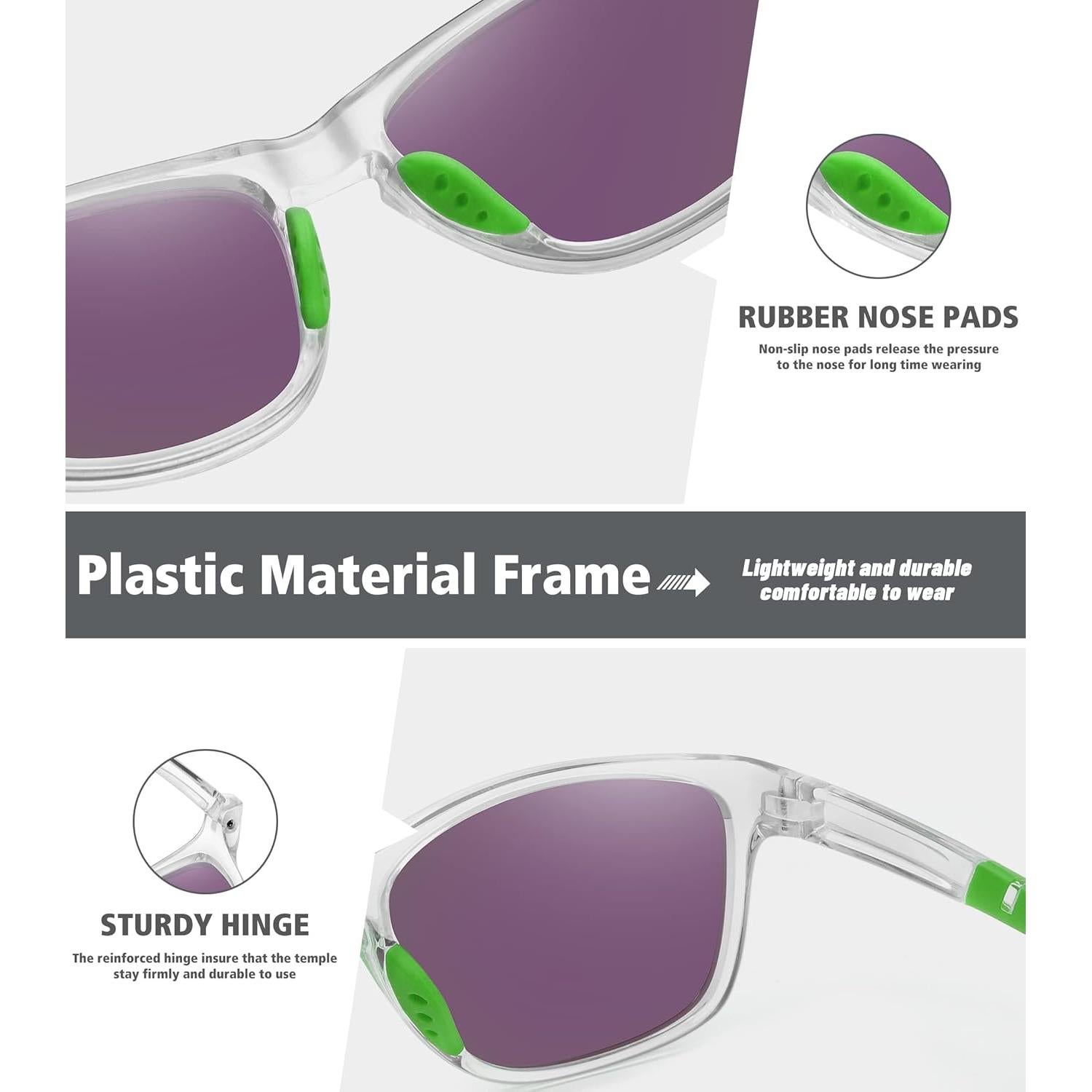 Gafas de sol deportivas MEETSUN polarizadas UV400 unisex