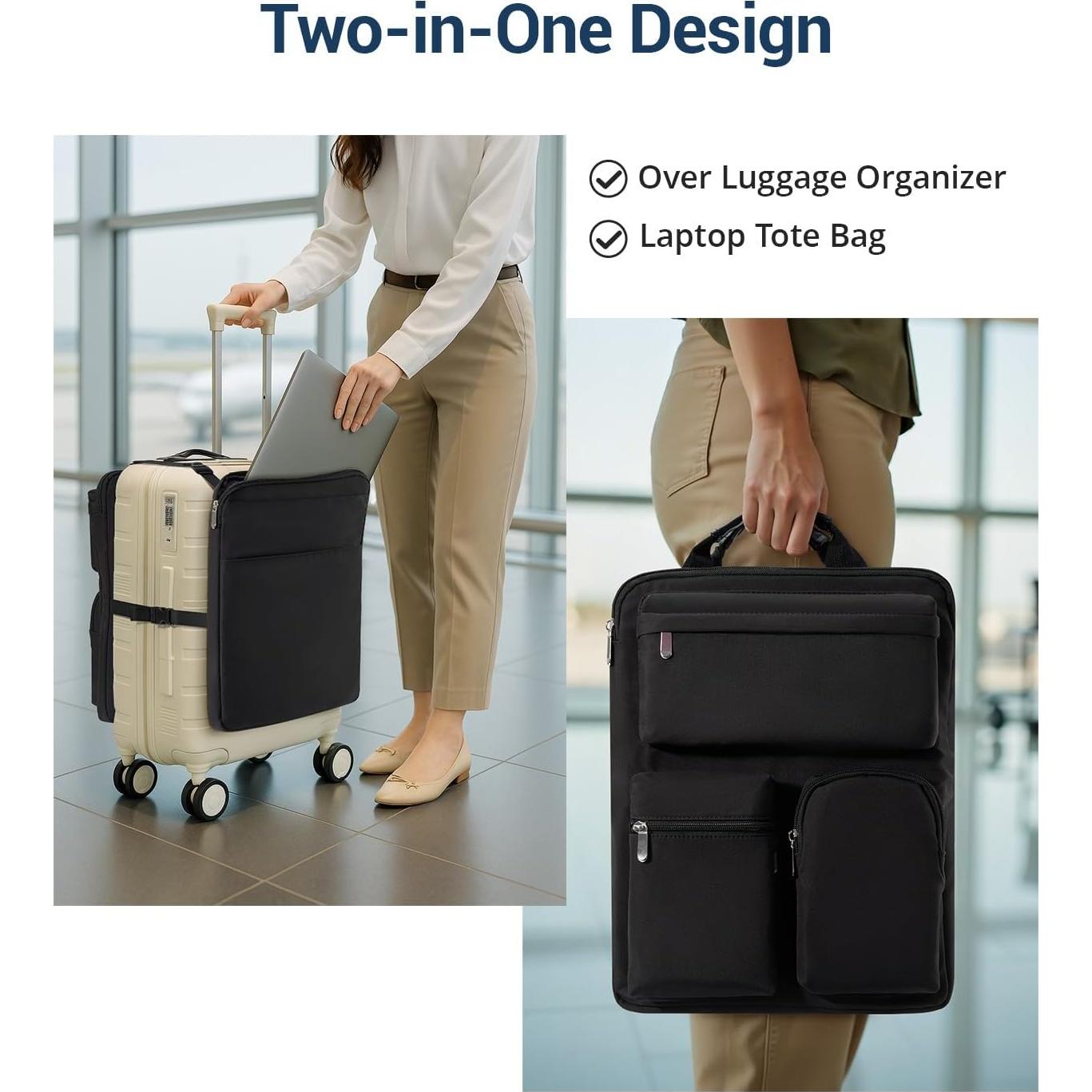 Bolsa Organizadora de Equipaje MIAOJIE para Laptop 16" Negra