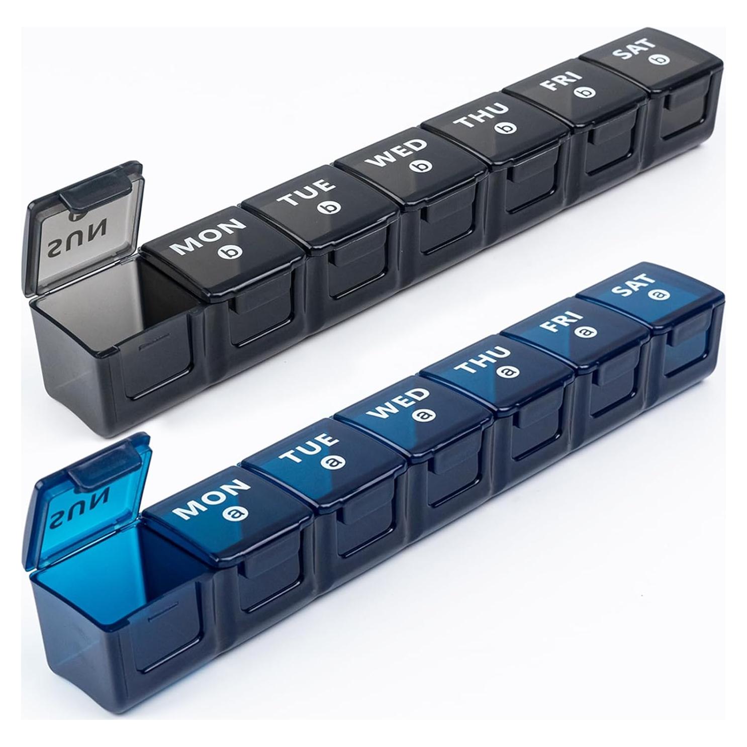 Organizador de Pastillas Grande Newayflash 7 Días AM PM